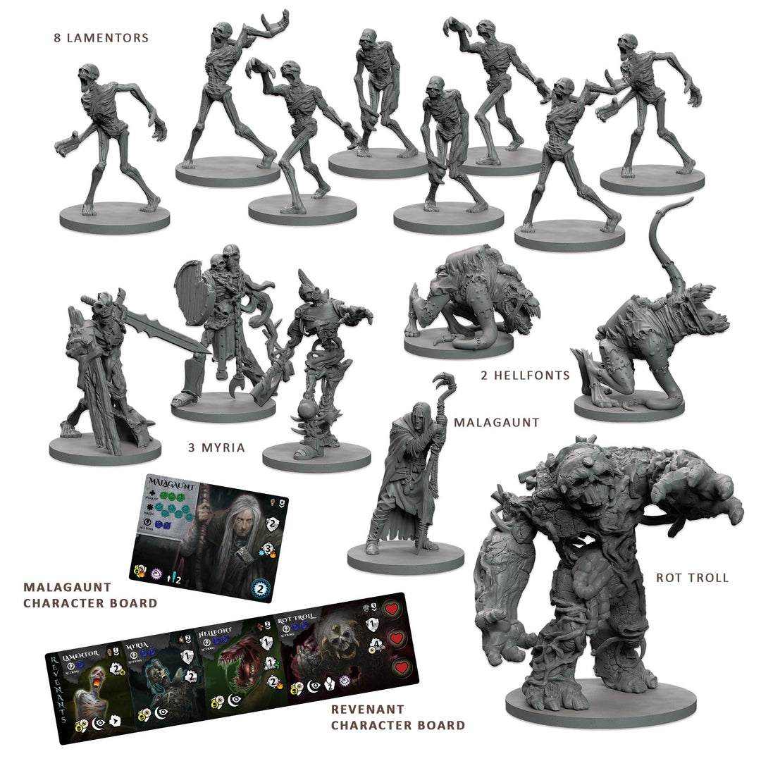 Battle Systems Maladum Dungeons of Enveron Starter Set - Fantasy Miniature Board Game