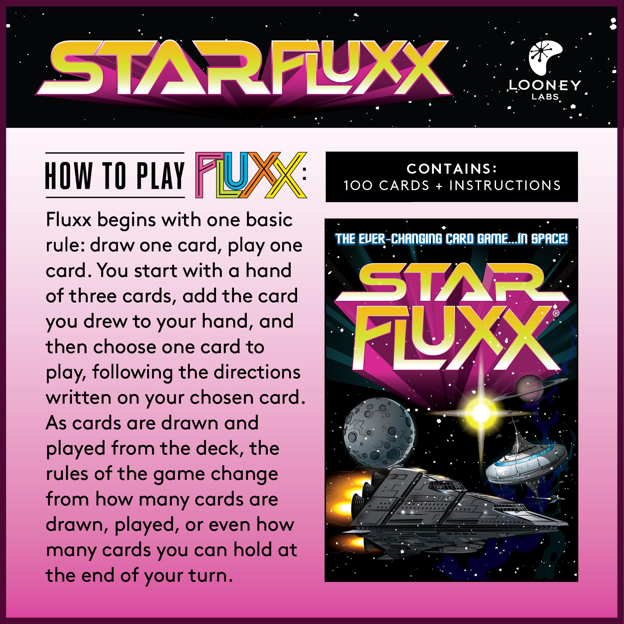 Looney Labs Star Fluxx-Kartenspiel 8