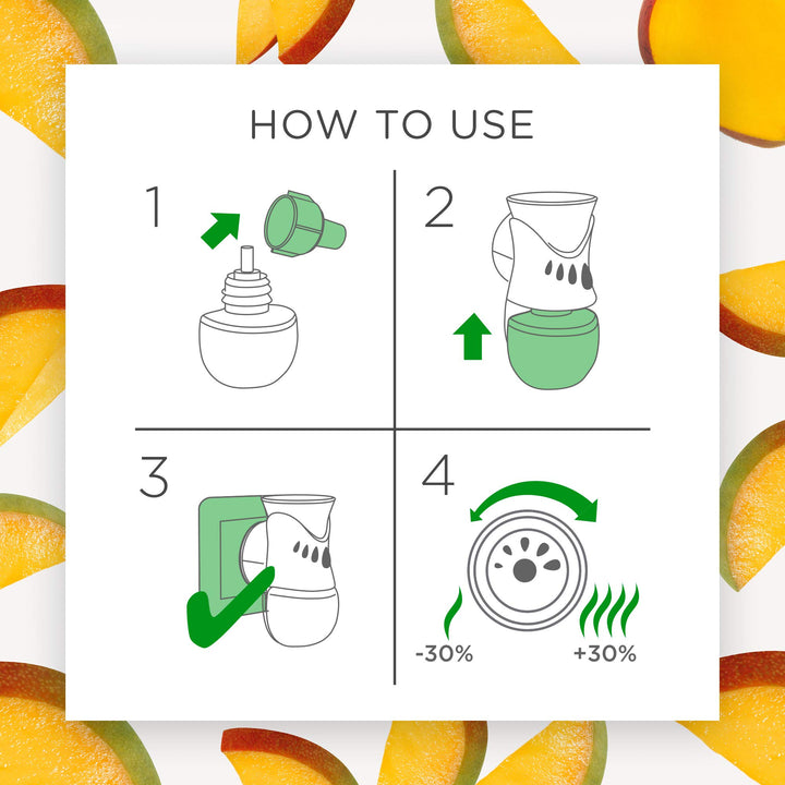 Air Wick Island Mango Air Freshener Refill for Electrical Plug-In Diffuser (19 ml)
