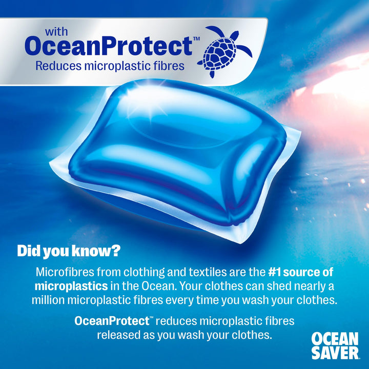 OceanSaver - Eco Non-Bio Laundry Detergent Washing Capsules 30 Washes