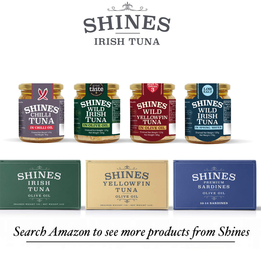 Shines Tinned Irish Sardines in Water - 12 x 106g Cans