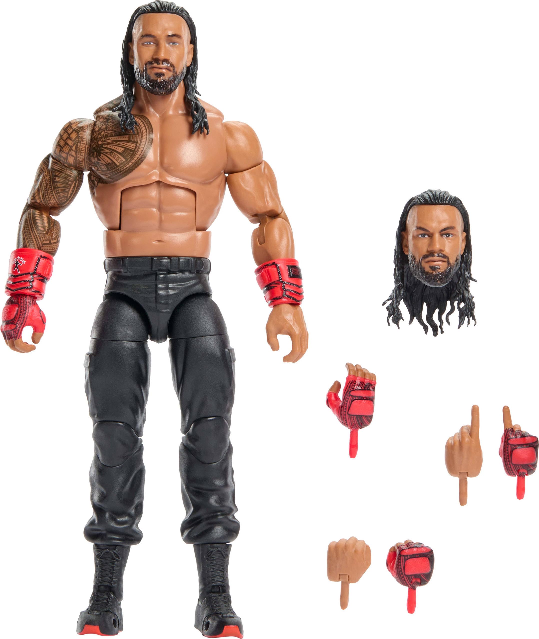 Mattel WWE Elite Collection Roman Reigns Action Figure | 6-inch Scale | Interchangeable Parts 1