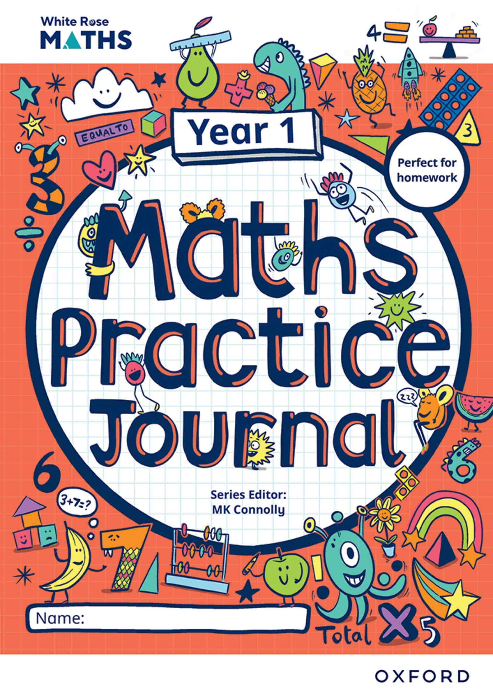 Oxford University Press White Rose Maths Practice Journals Year 1 Workbook | Paperback | 2023