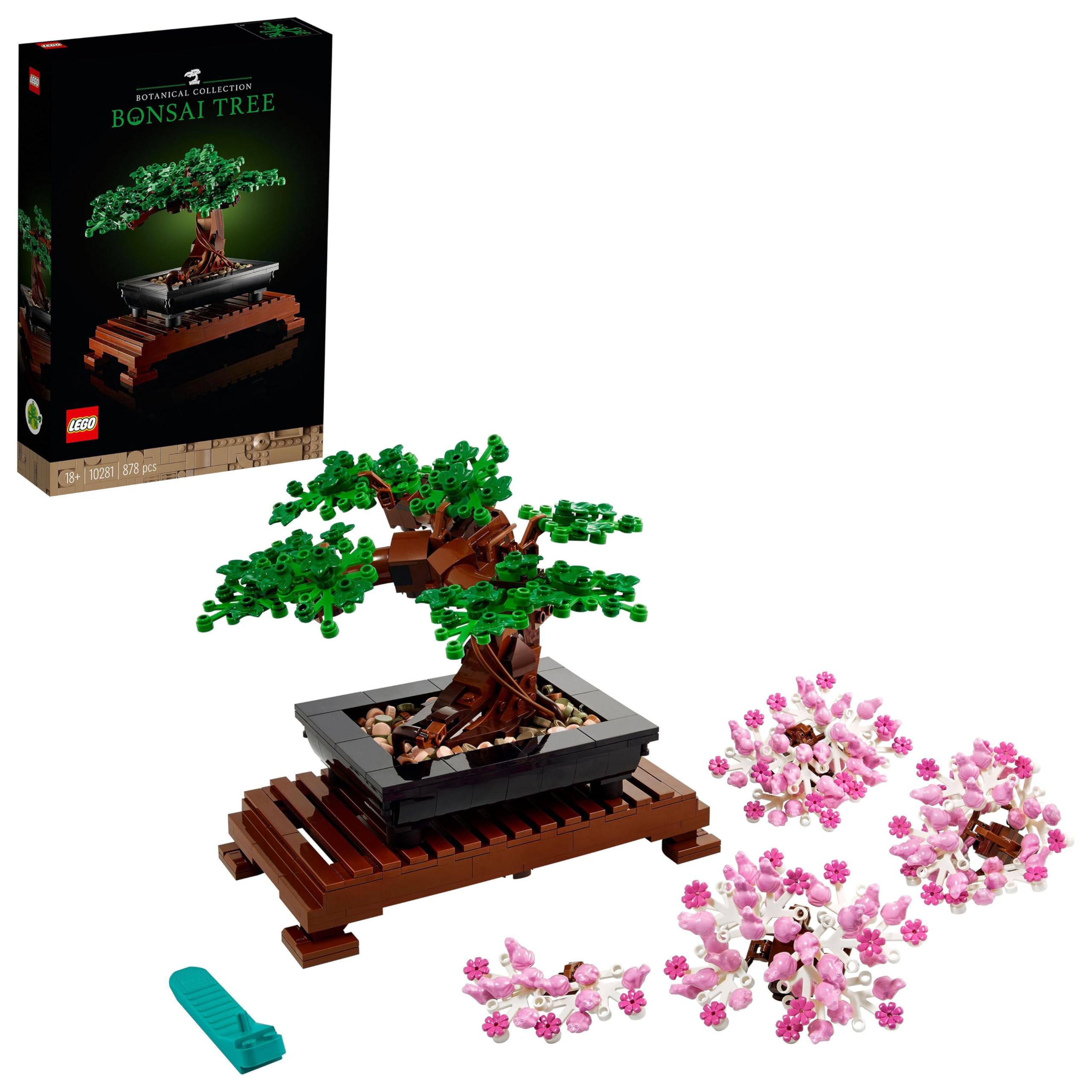 LEGO Icons 10281 Bonsai Tree Building Set for Adults | 878 Pieces | Botanical Collection 1
