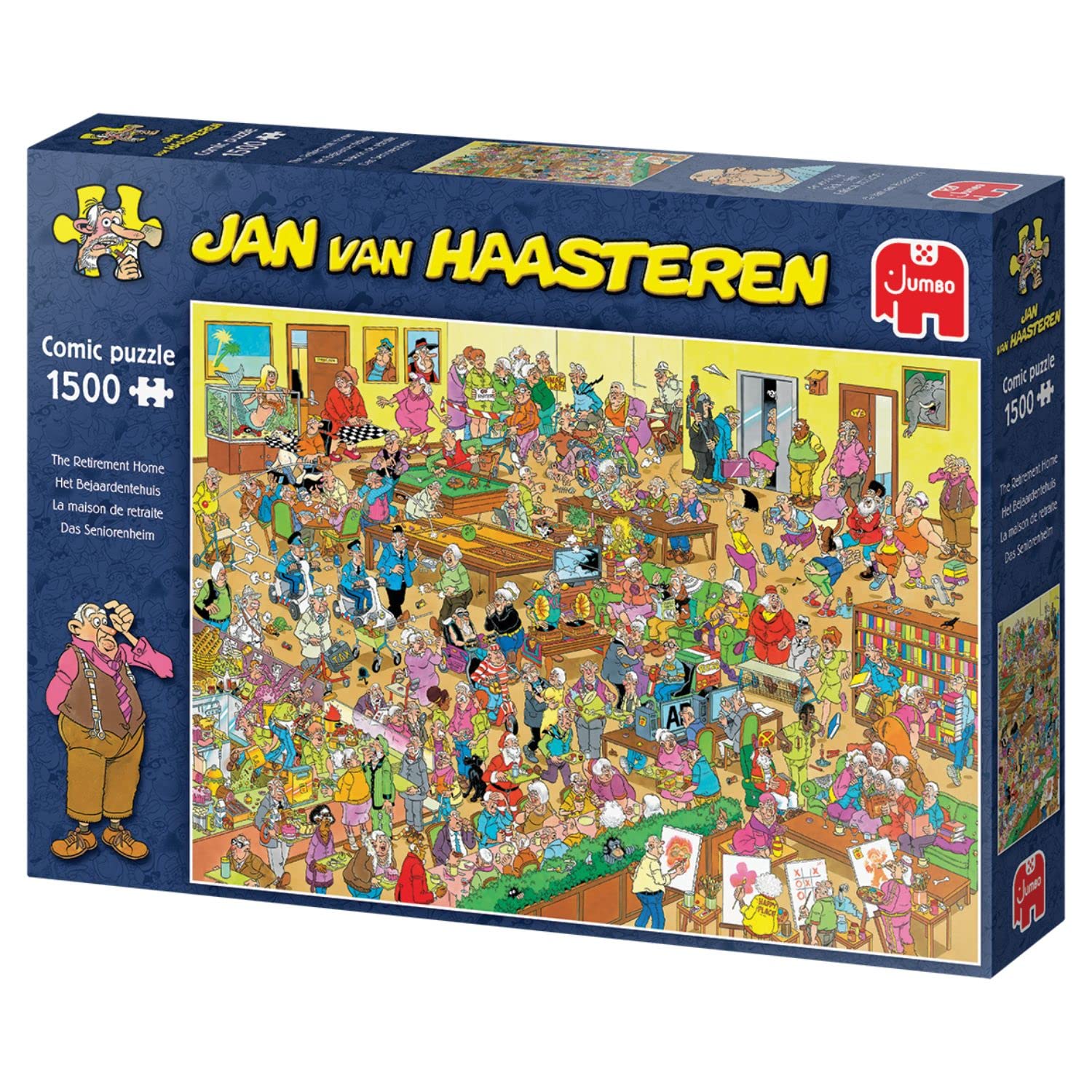 Jan van Haasteren The Retirement Home - 1500 Piece Jigsaw Puzzle for Adults 3