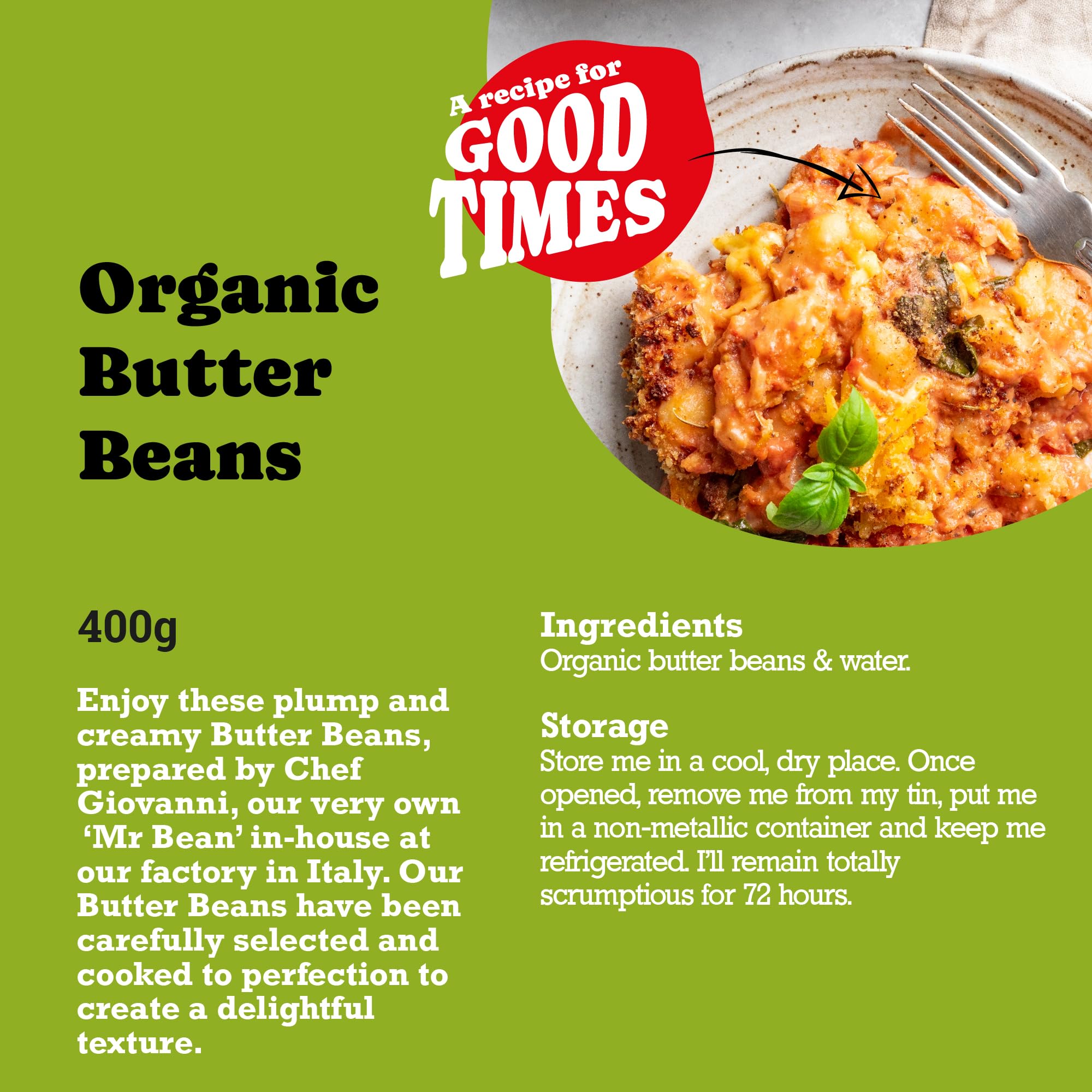 Mr Organic Butter Beans 400g - Organic, Vegan, Gluten-Free, Non-GMO 5