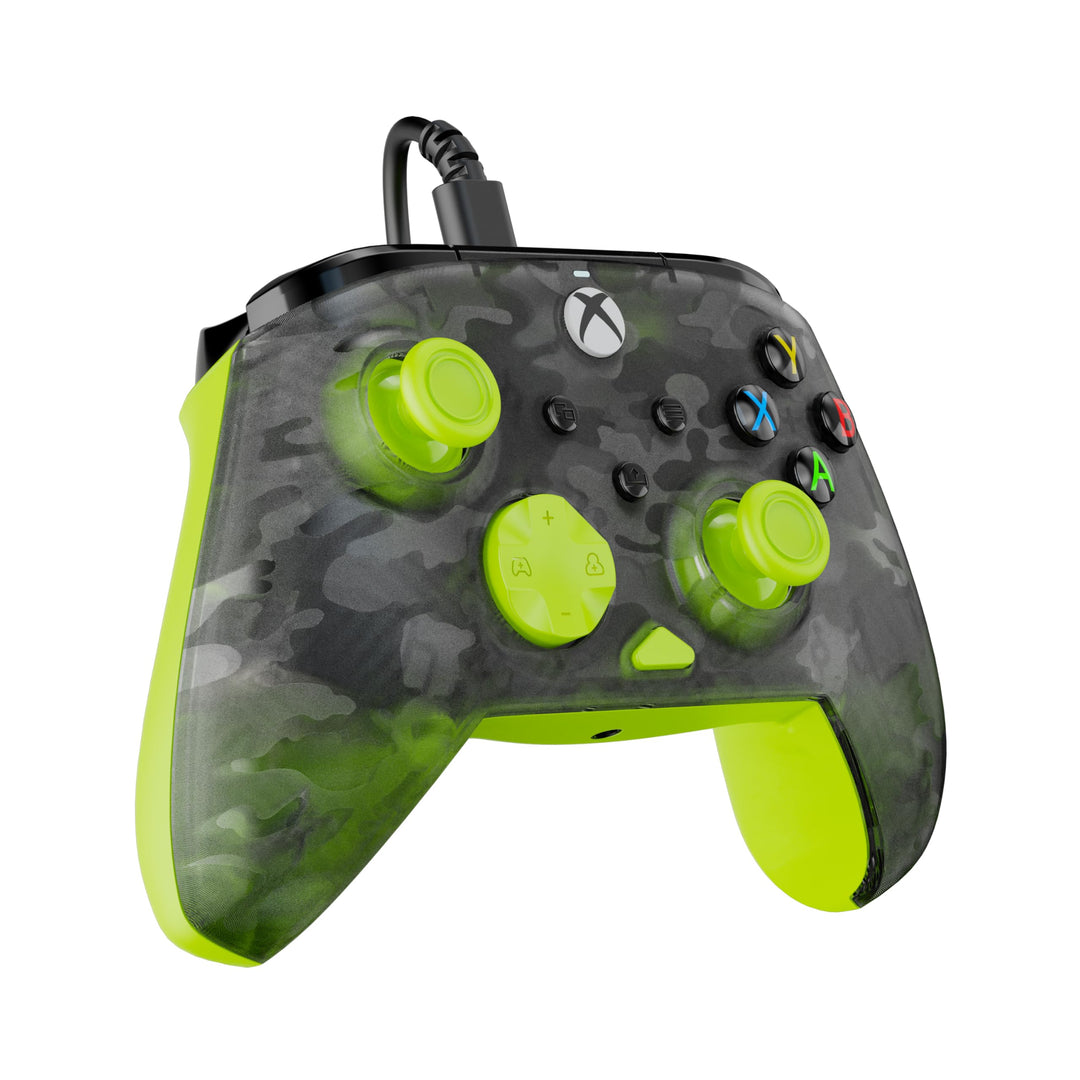 Turtle Beach Rematch Core Wired Gaming Controller for Xbox & PC - Yellow and Ghost Black Camo