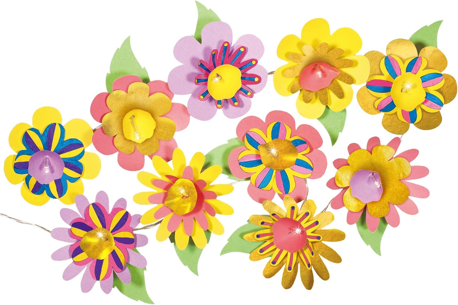 Galt Creative Cases Flower Lights Kids Craft Kit - Multi, 1004924 2