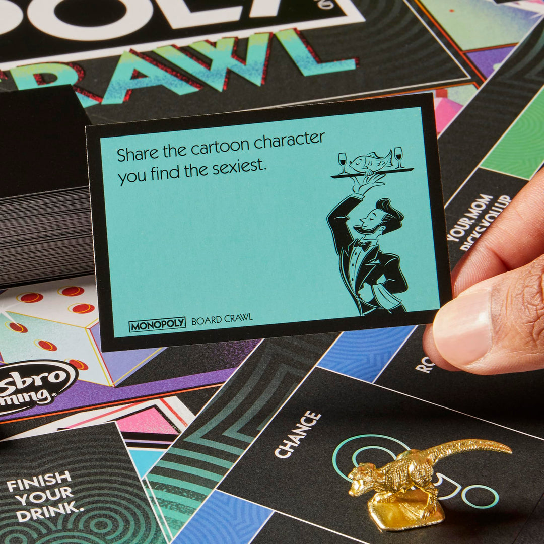 Hasbro Gaming Monopoly Board Crawl Drinking Game