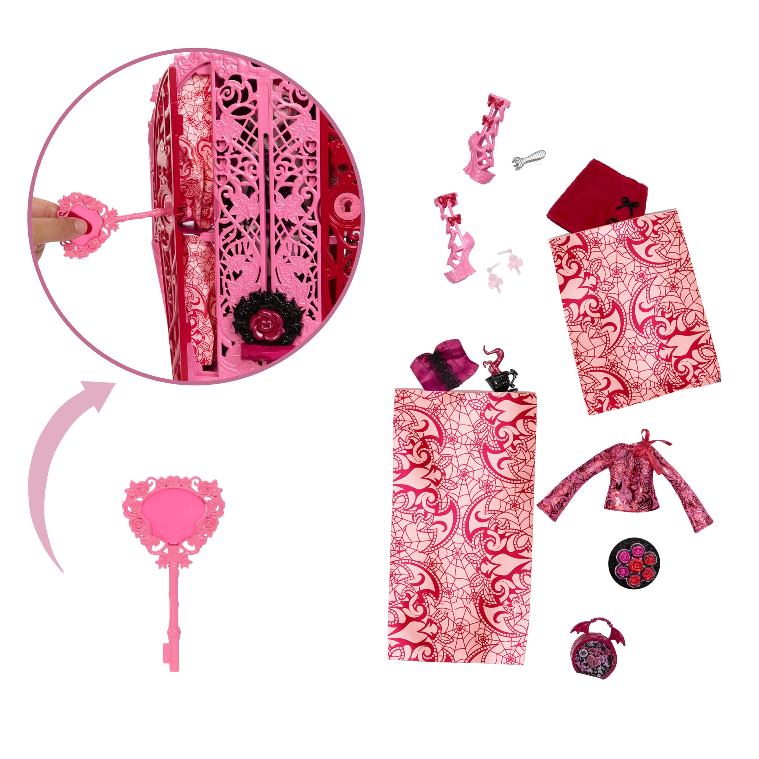 Monster High Skulltimate Secrets Doll and Accessories Set - Garden Mysteries, Draculaura Playset for Ages 4-10 2