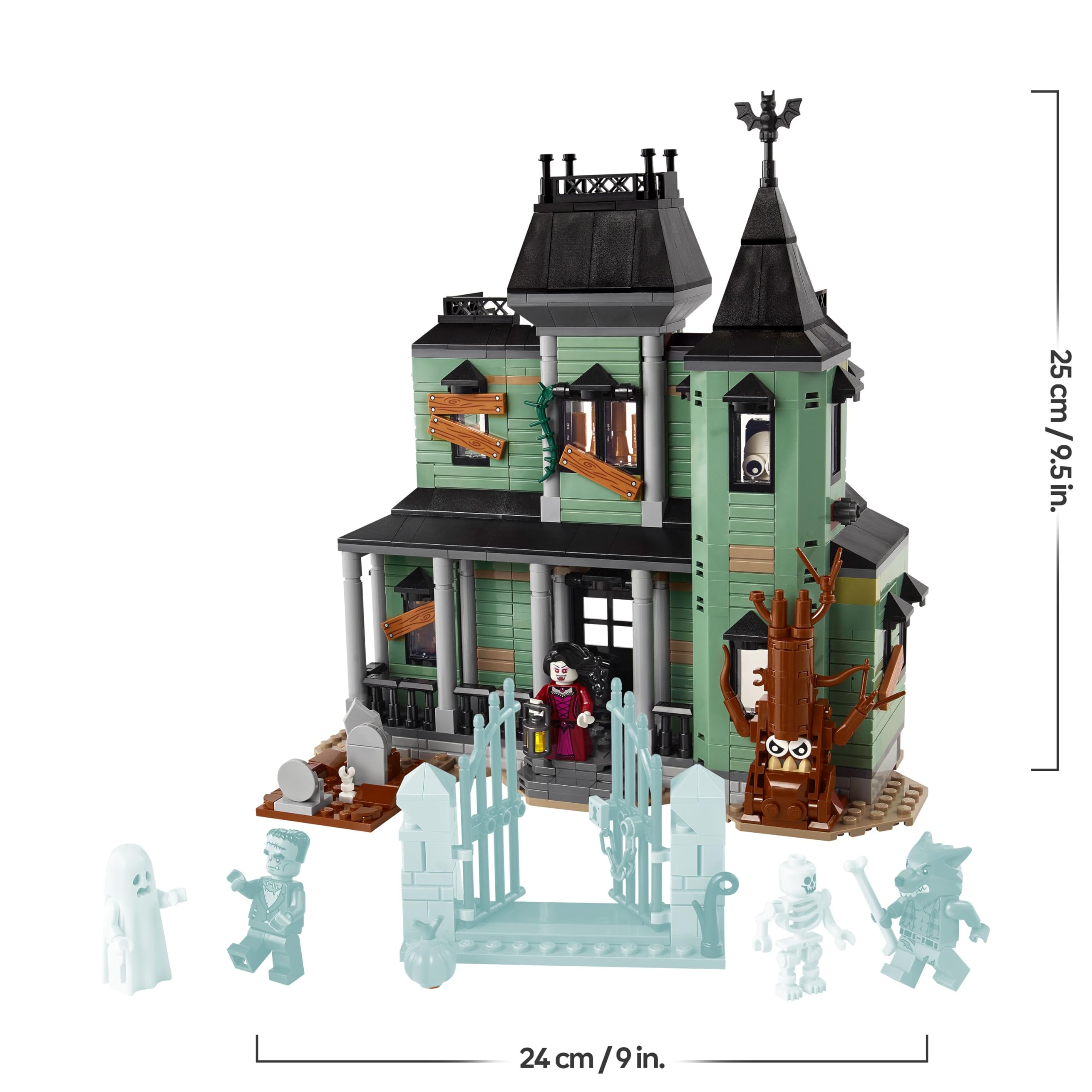 LEGO Creator 3in1 Haunted Mansion 31167 Building Set | Ages 9+ | 5 Minifigures 9