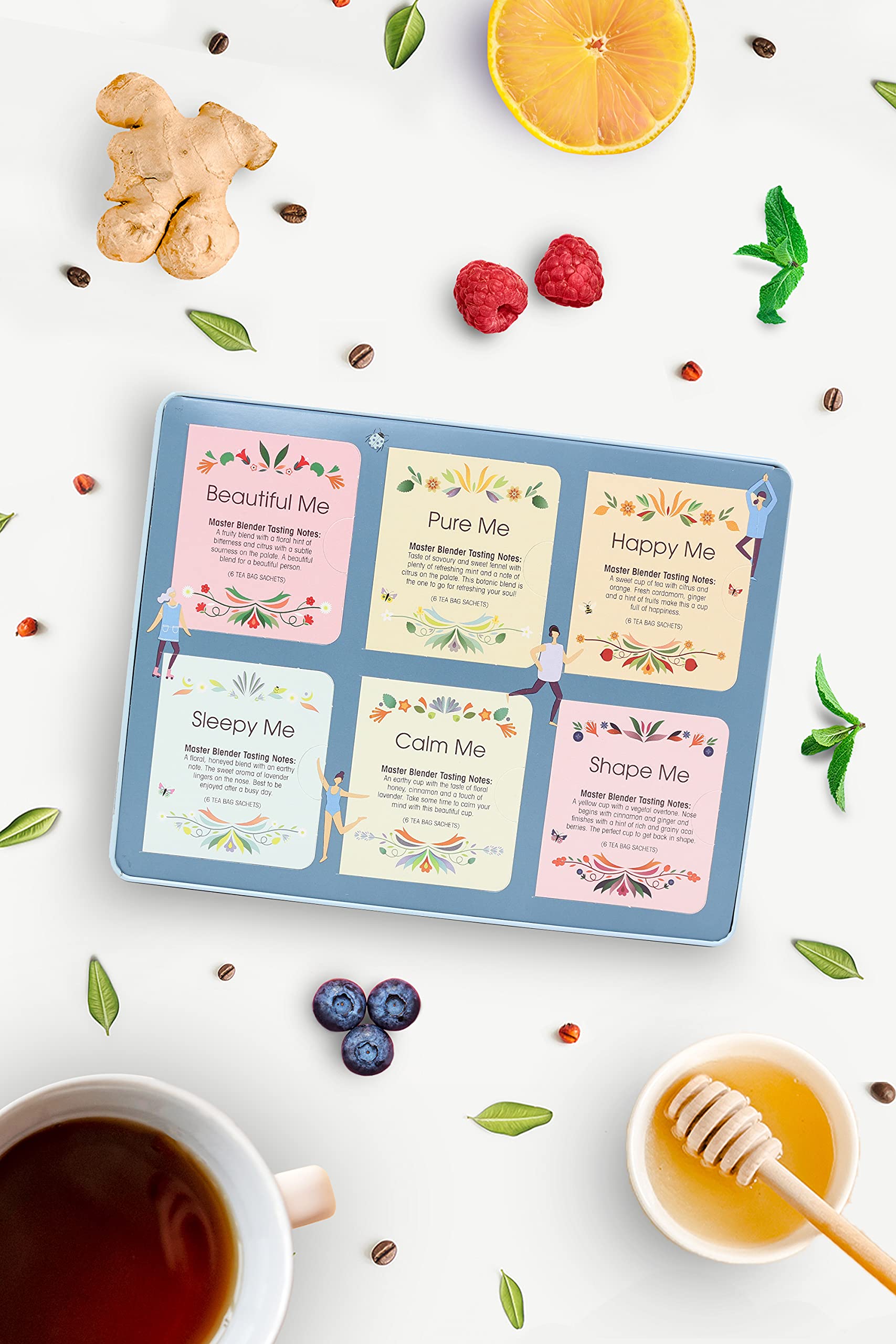 English Tea Shop Organic Wellness Me Collection - 36 Tea Bags in Gift Tin 8