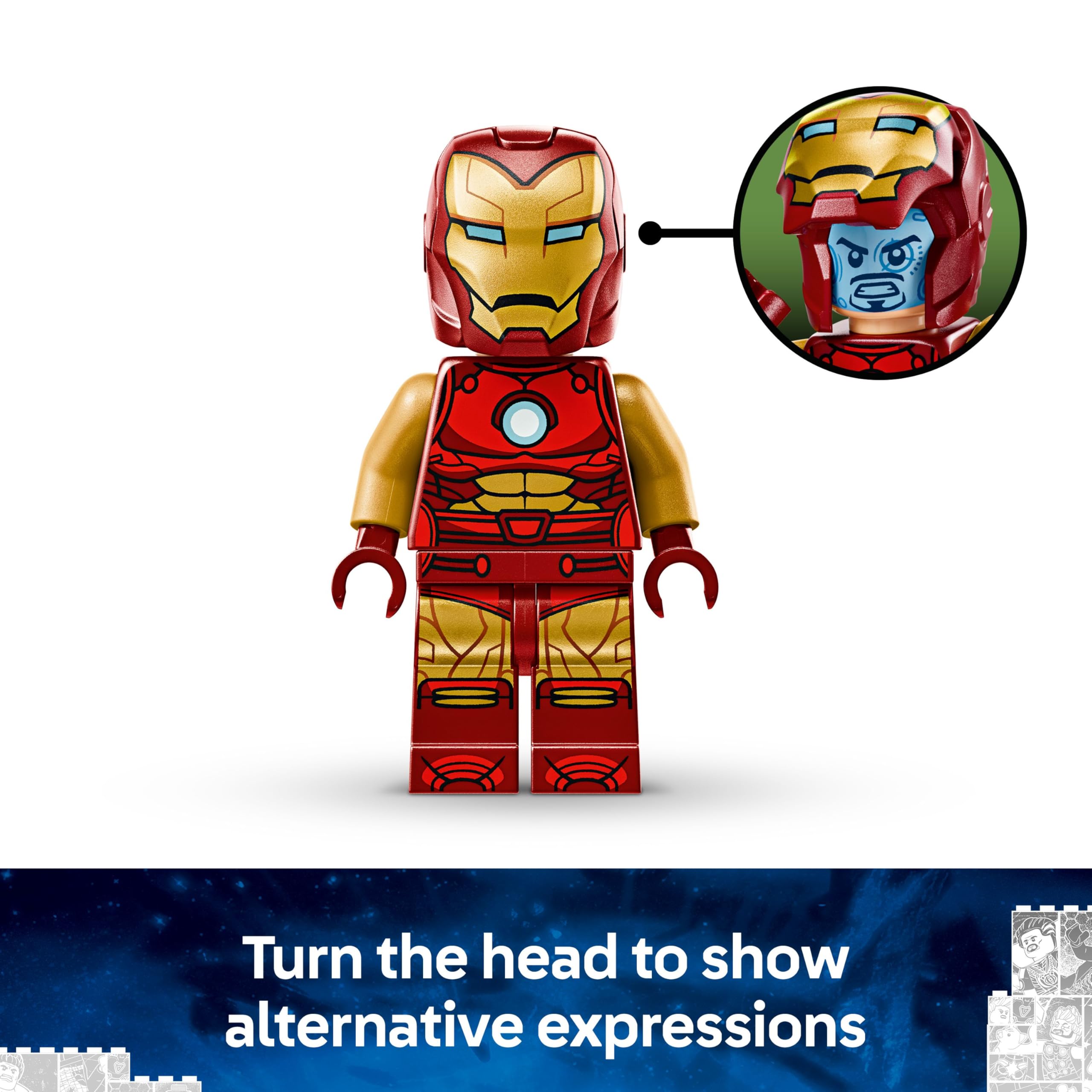 LEGO Marvel Iron Man Mech vs. Ultron Building Set | 2 Minifigures | Ages 6+ 4