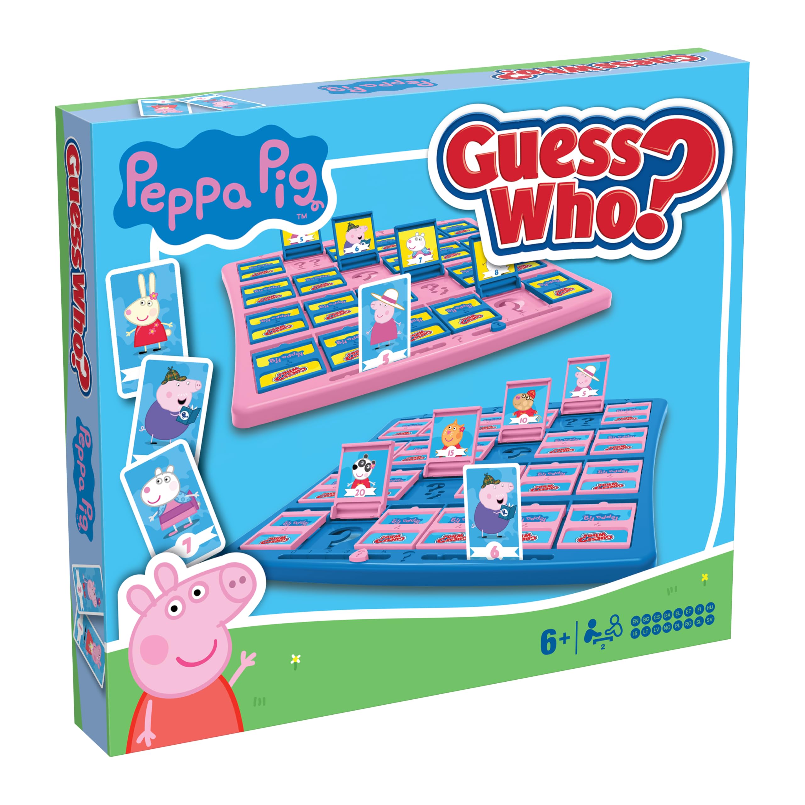 Winning Moves Peppa Pig Guess Who? Board Game | 2 Players | Standard Edition
