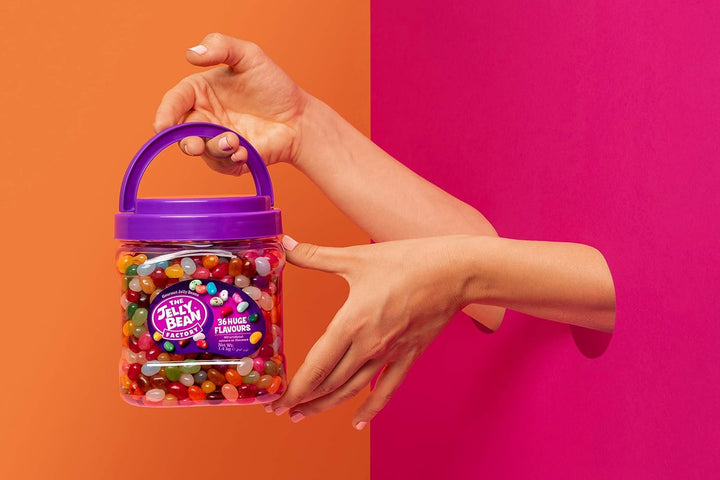The Jelly Bean Factory Huge Flavours, 1.4kg Gourmet Jelly Beans Jar