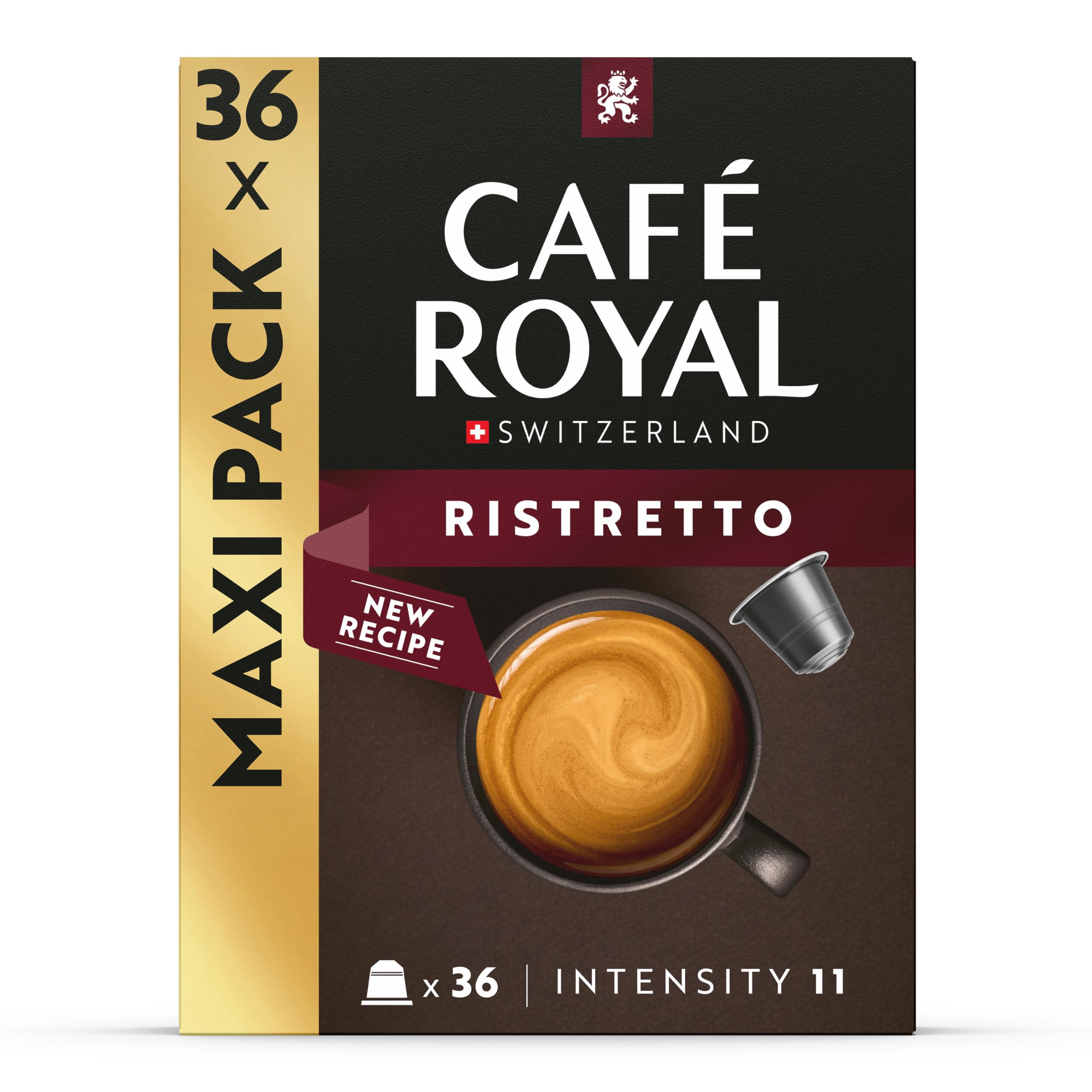Café Royal - Ristretto Coffee Capsules for Nespresso, 36-Pack, 100% Arabica, Intensity 11 7