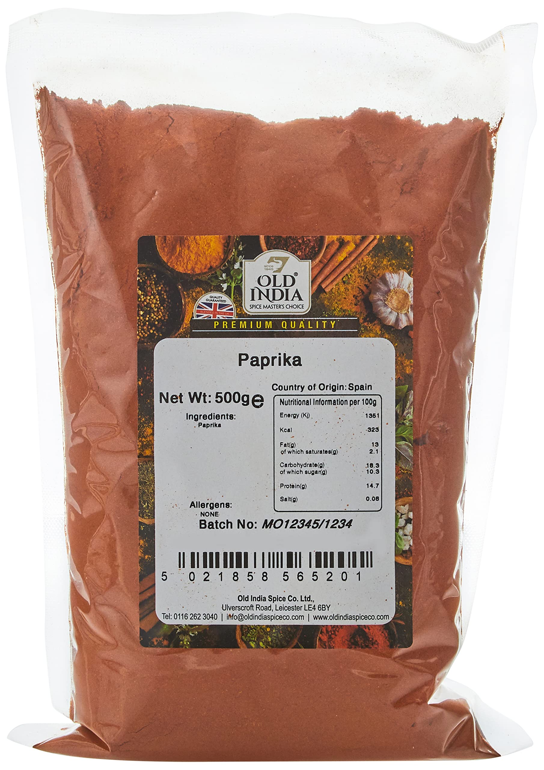 Old India Paprika - 100% Natural Spice for Curries, Sauces & Soups | 500g 1