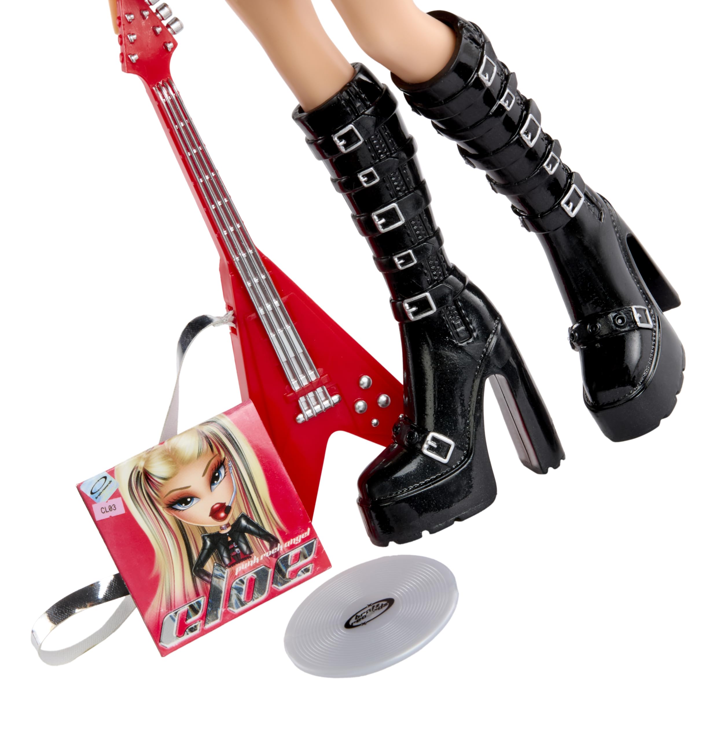 Bratz Pop Starz Cloe Fashion Doll - 11.5 inches | Collectable Charm | Electric Guitar 6