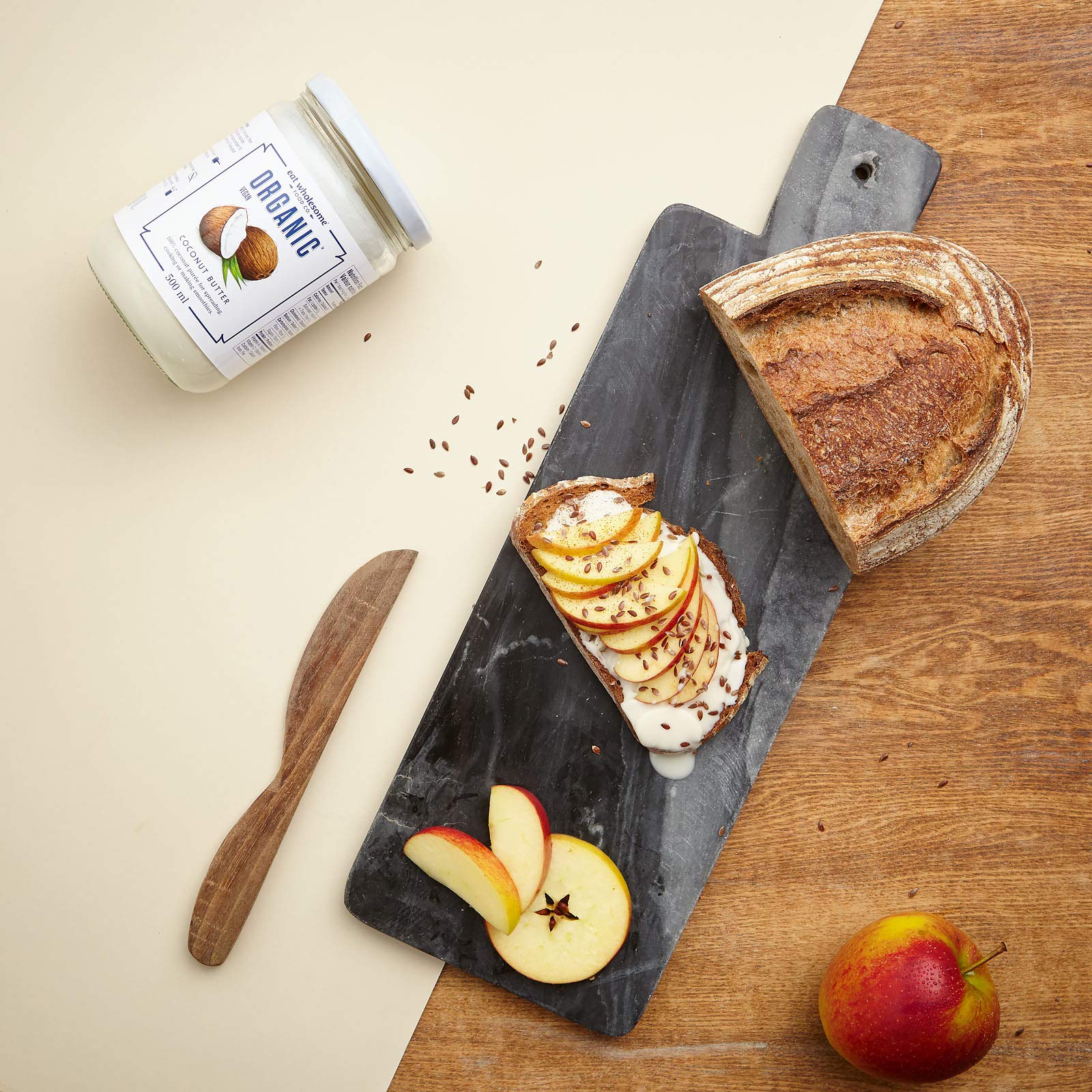 Eat Wholesome Organic Creamed Coconut Butter, 500g - 100% Natural Coconut Purée in Glass Jar 5