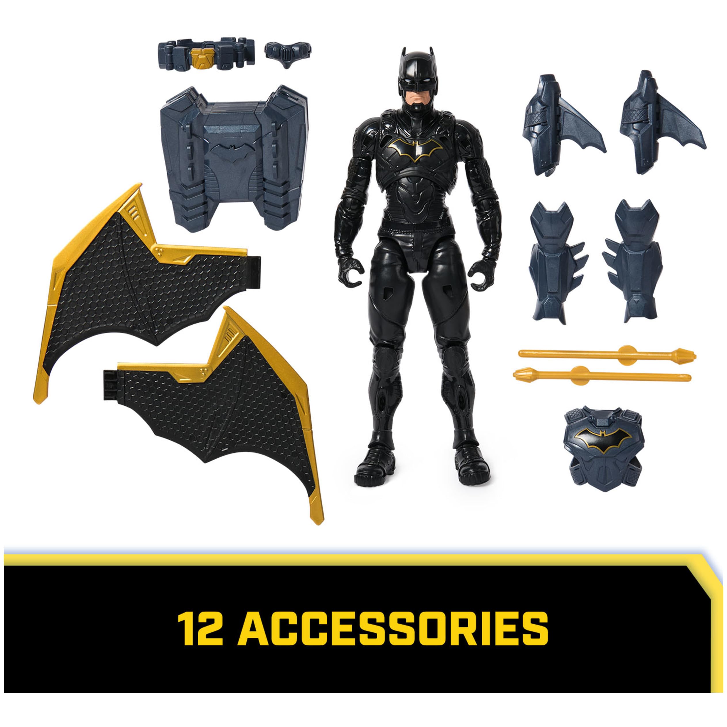 Spin Master DC Comics Night Sky Batman Action Figure with Expandable Wings | 30cm | Ages 3+ 3
