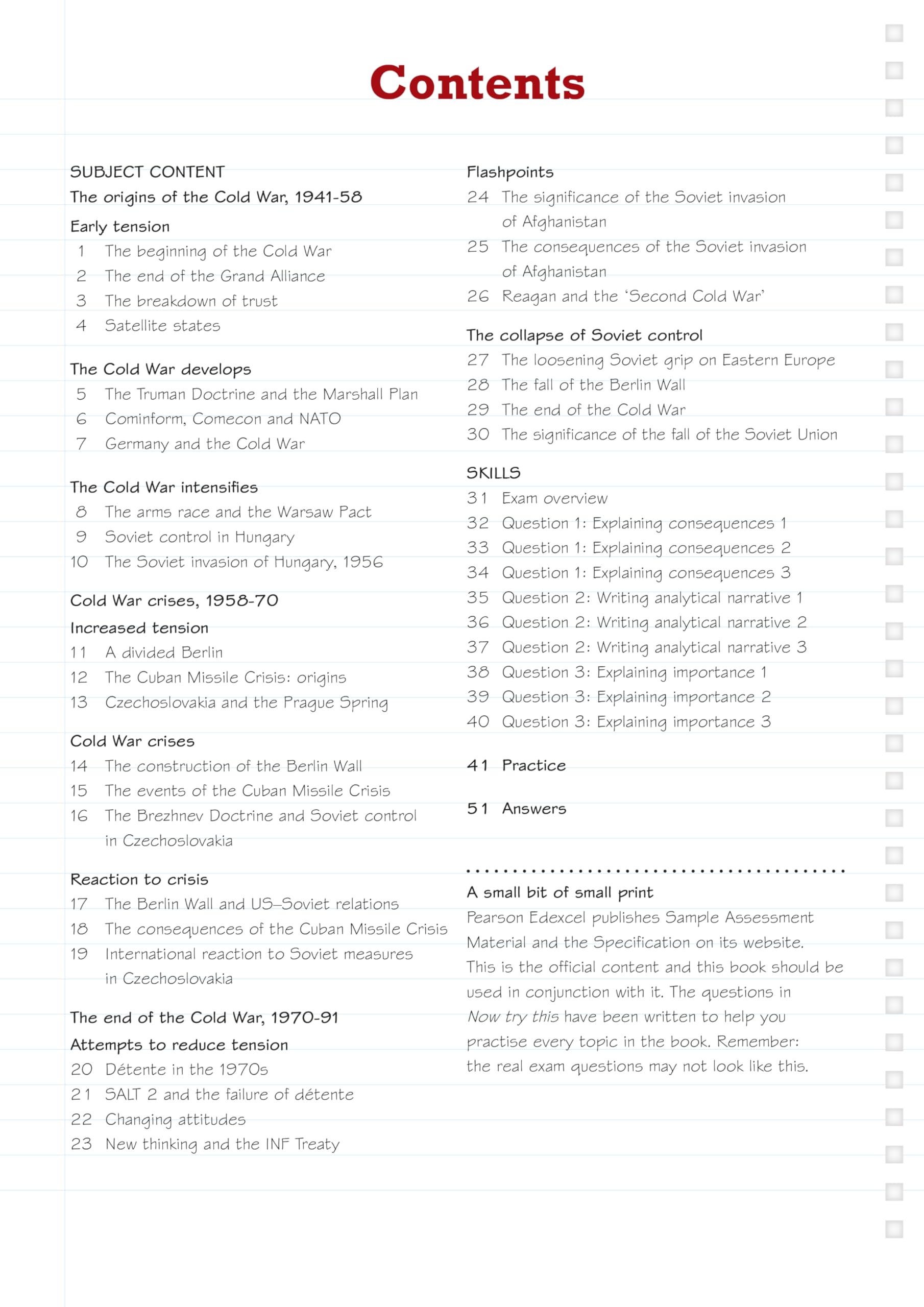 PEARSON EDUCATION REVISE Edexcel GCSE (9-1) History Superpower Relations & Cold War Revision Guide + Workbook | 2021/2022 Exams
