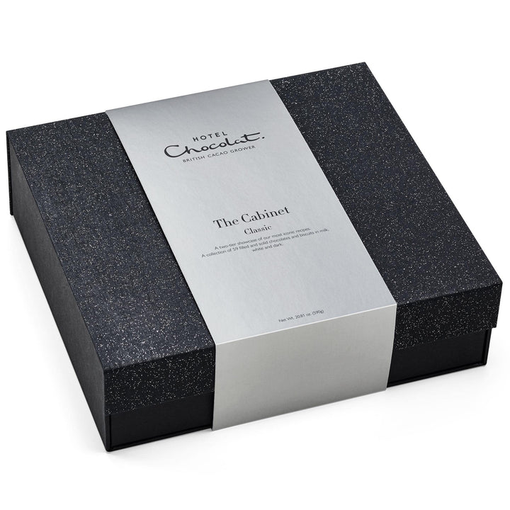 Hotel Chocolat Classic Cabinet 600g - Assorted Milk, Dark & White Chocolates