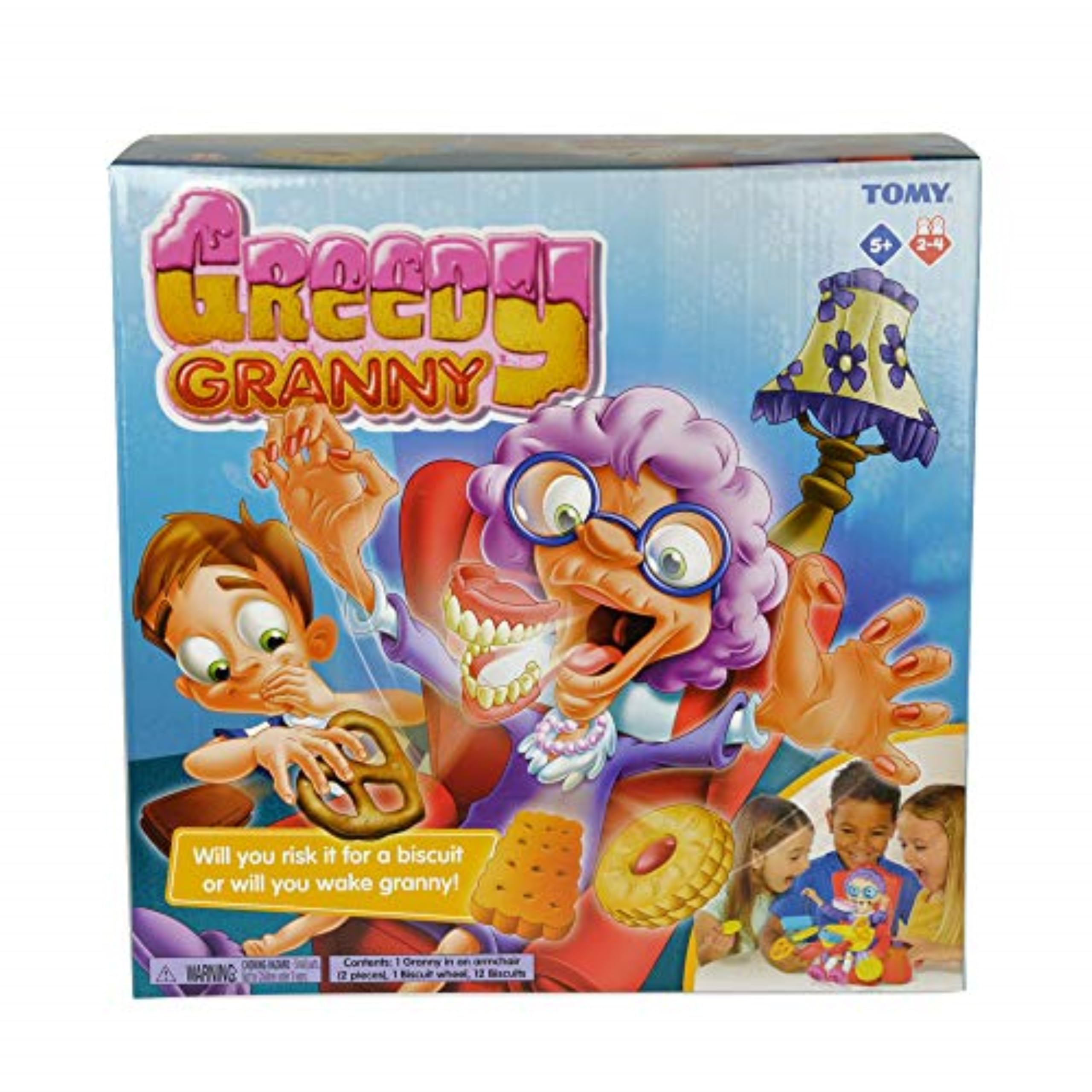 TOMY Greedy Granny Action-Brettspiel für Kinder 5