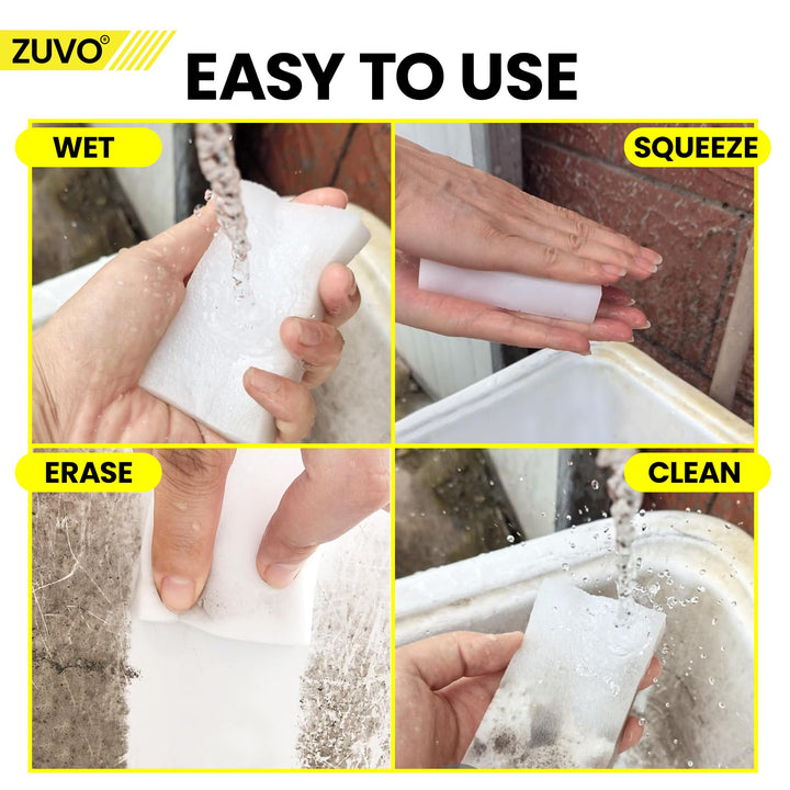 Zuvo - Multi-Functional Magic Eraser Sponge (12-Pack)