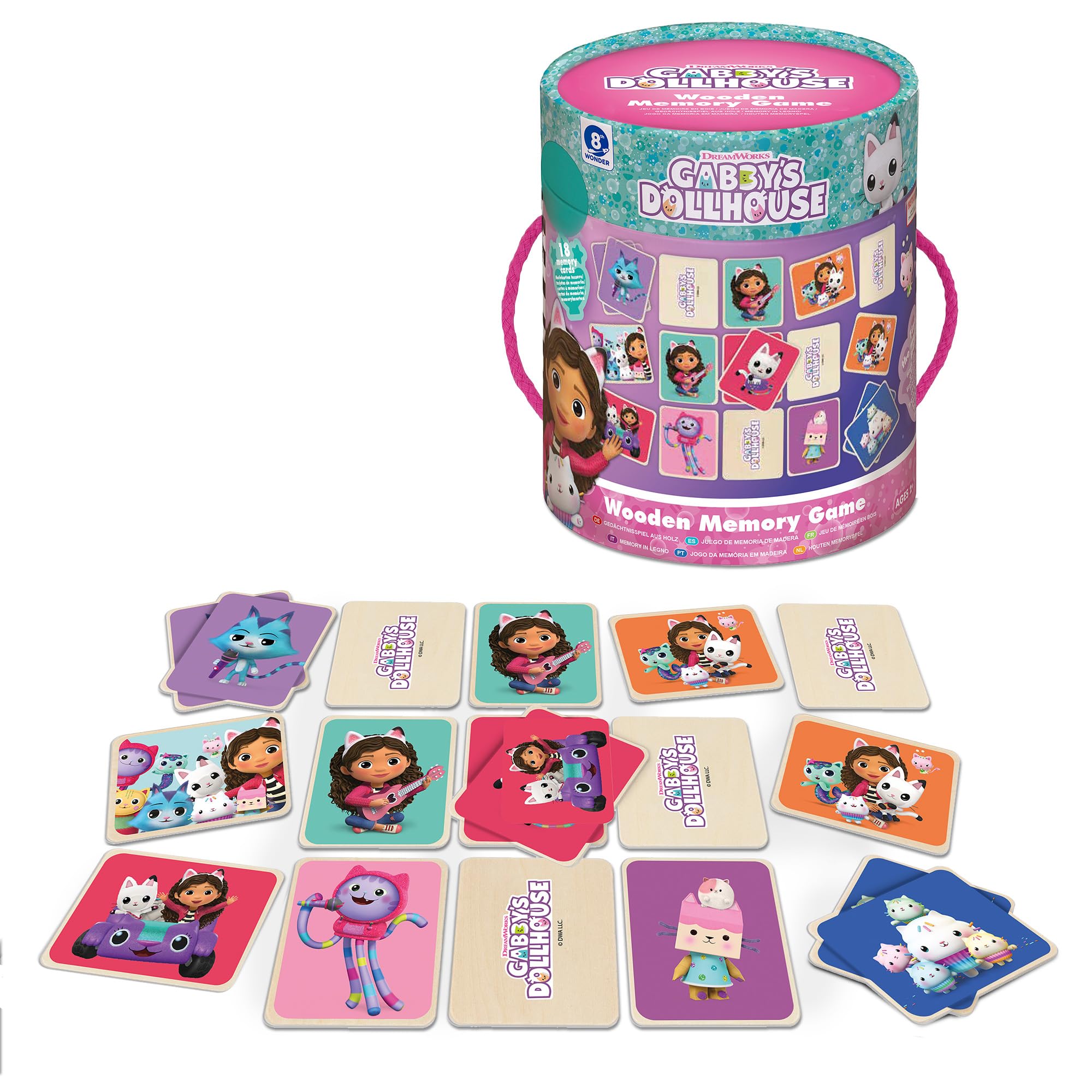 Gabby's Dollhouse Memory Game - Matching Card Game with Gabby & Friends 1