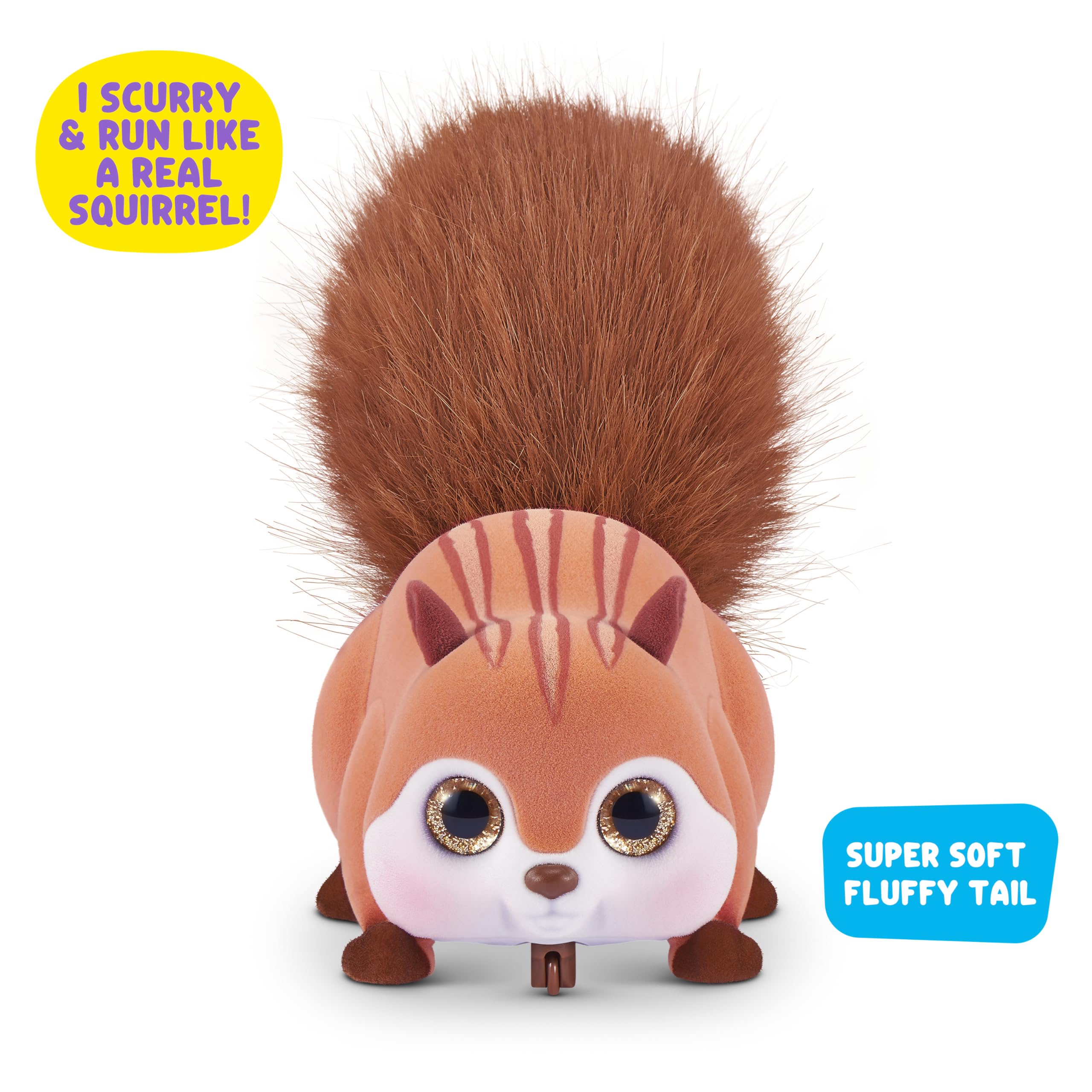 Pets Alive Scurry'n Squirrel - Interactive Robotic Pet Toy | Touch-Responsive | Ages 2+ 8
