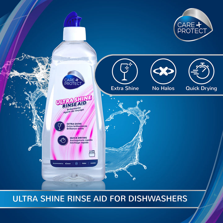 CARE + PROTECT Ultra Shine Universal Rinse Aid for Dishwasher - 500ml