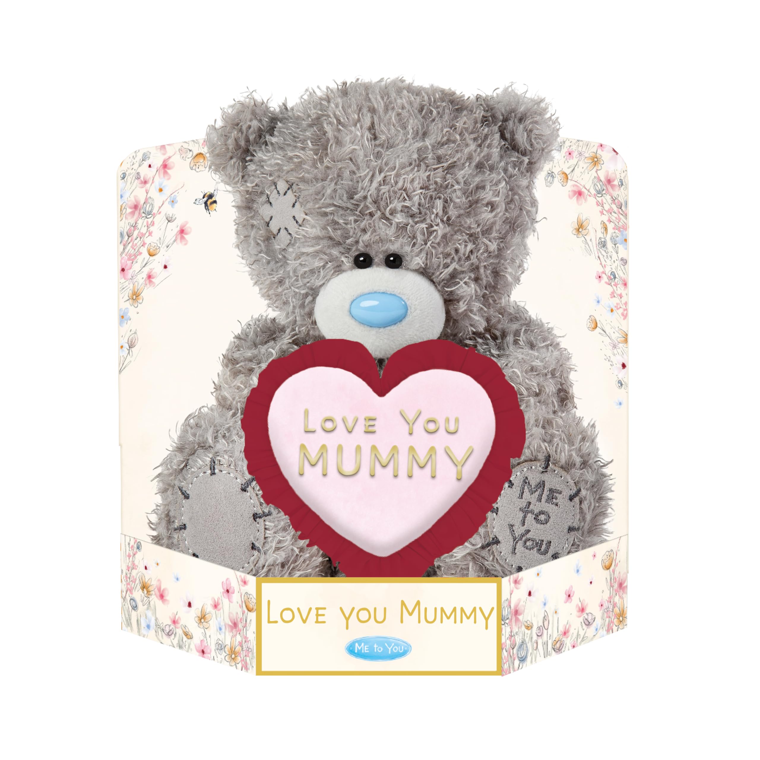 Me To You Bear Tatty Teddy 15cm Plush Bear Holding 'Love You Mummy' Flower | Polyester 1