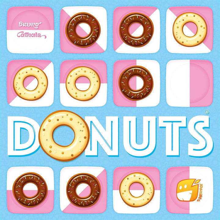 Funforge: Donuts - The Tasty & Tactical Clash for 2 Players, Placement Board Game