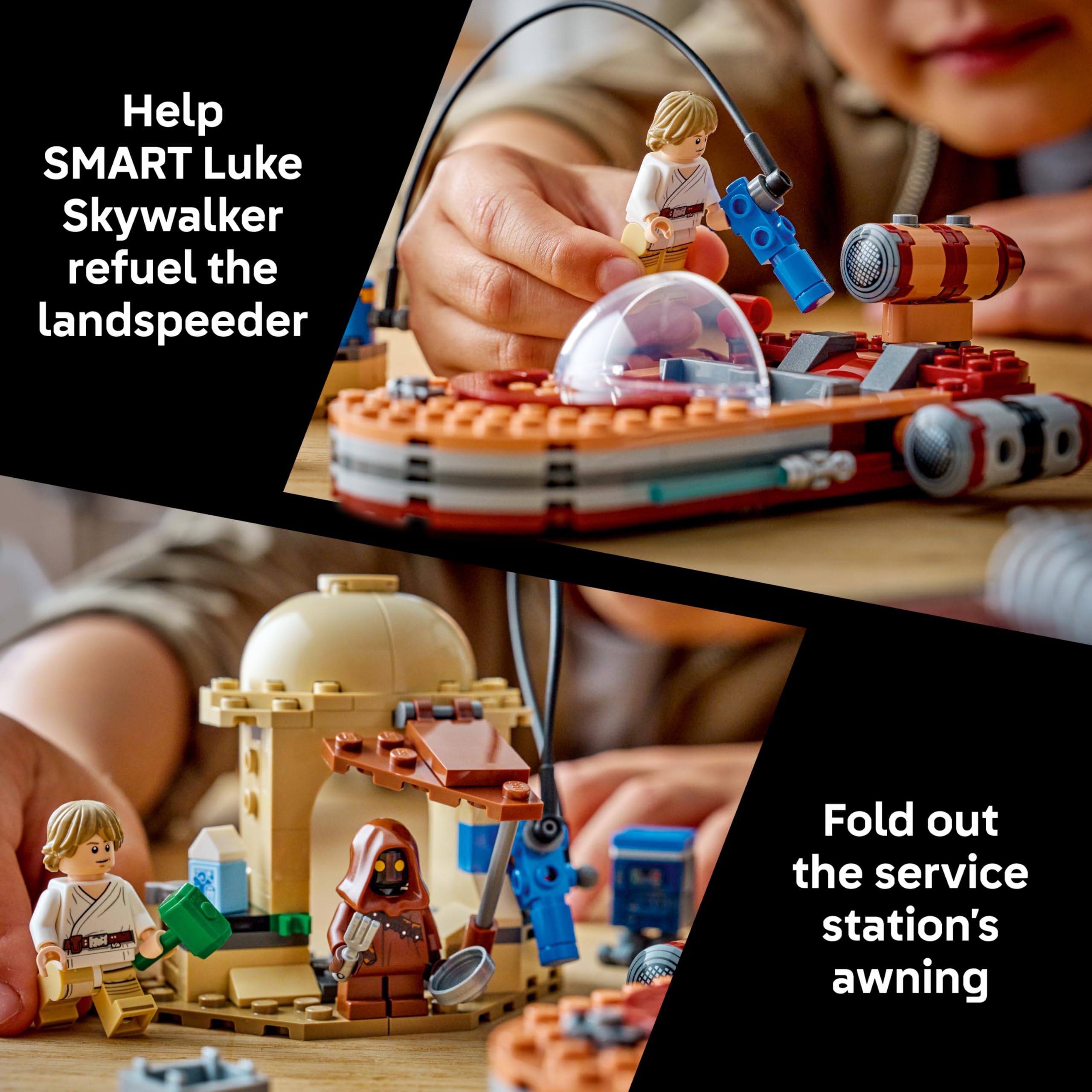 LEGO Star Wars 75420 SMART Play: Luke's Landspeeder Compatible Playset | Ages 6+ 3