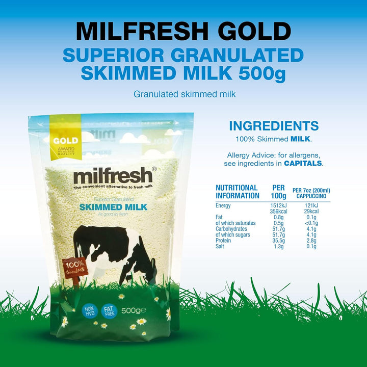 Milfresh Gold Superior Granulated Skimmed Milk 500g