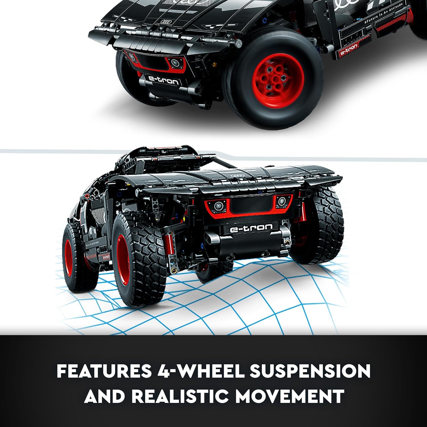 LEGO Technic Audi RS Q e-tron 42160 Remote Control Rally Car Toy - App-Controlled Building Set for Ages 10+ 3