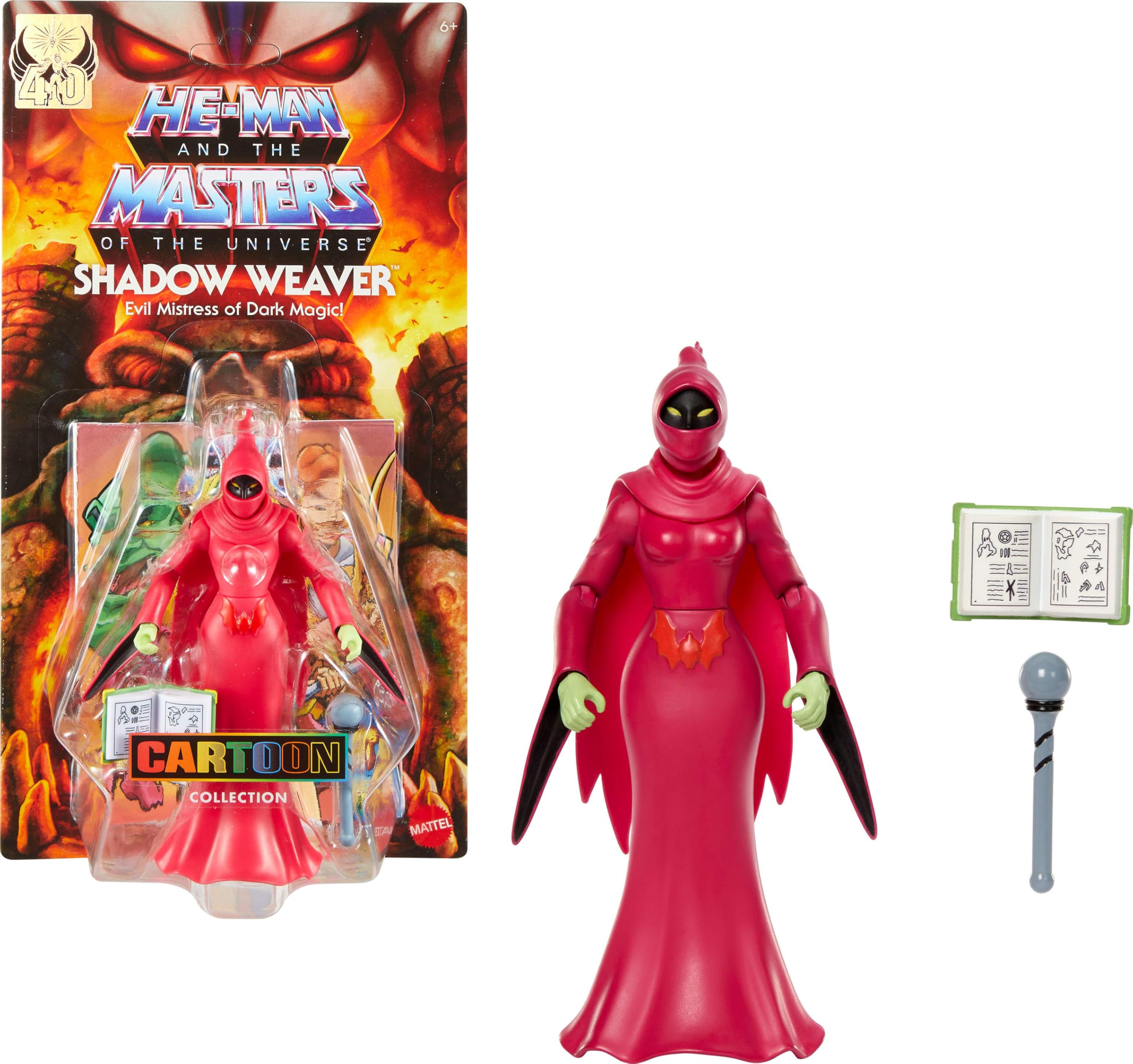 Masters of the Universe Origins Shadow Weaver Action Figure - 5.5-Inch Scale, 16-Point Articulation 6