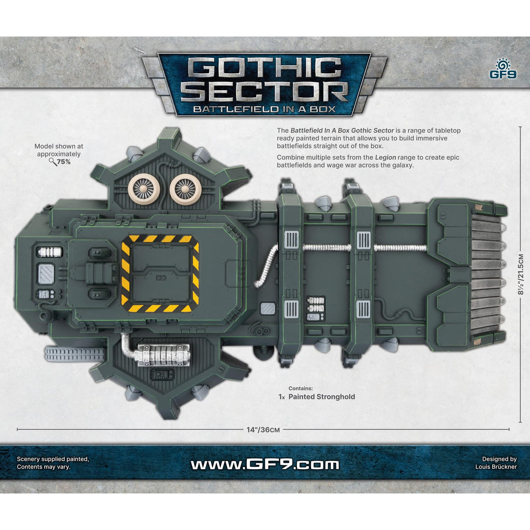 Gale Force Nine Legion Stronghold Painted Terrain for Tabletop Gaming
