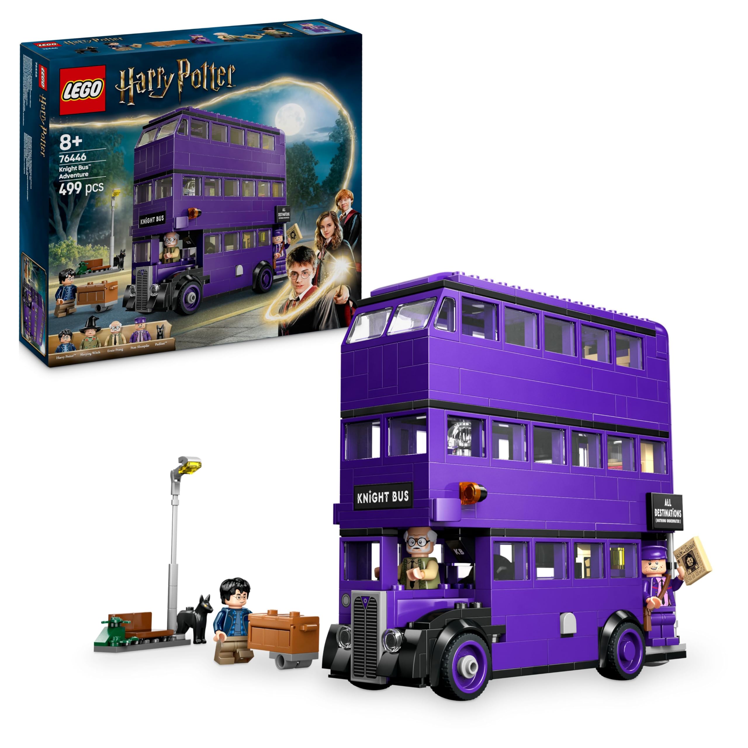 LEGO Harry Potter Knight Bus Adventure - 5 Minifigures & 499-Piece Building Set for Ages 8+ 1