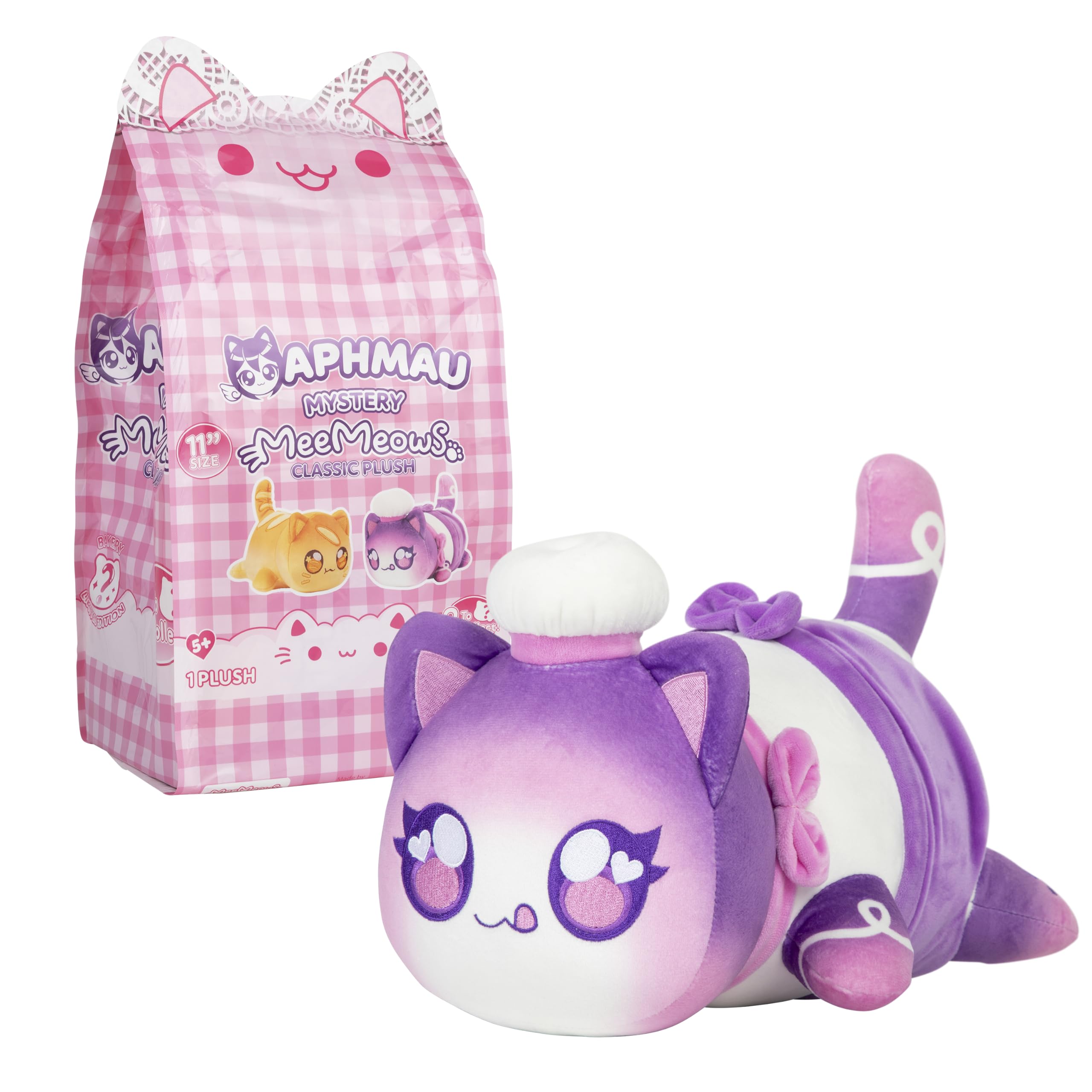 Aphmau Bakery MeeMeows Mystery Plush - 11 Inch Soft & Huggable Cat Plush Toy 8
