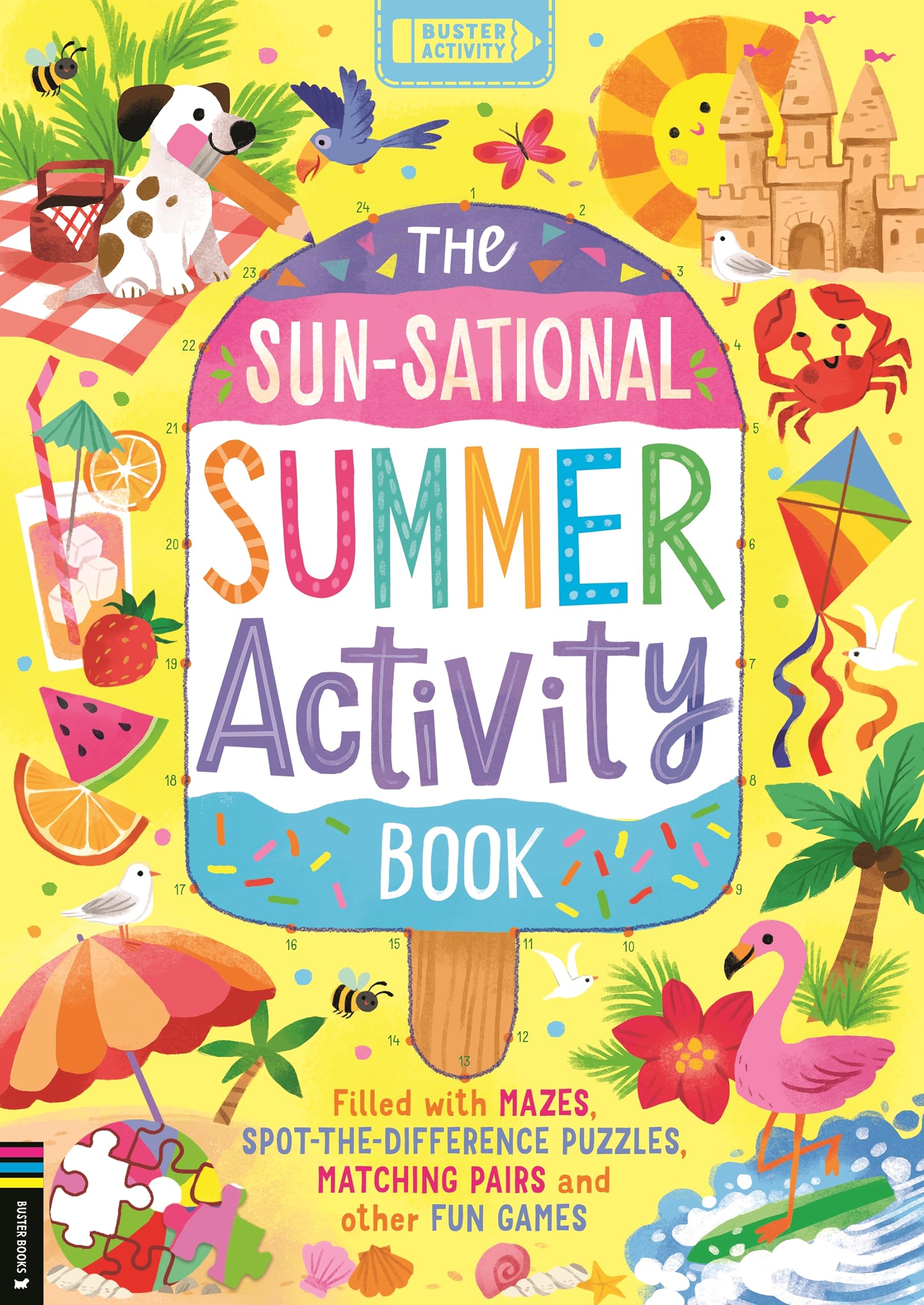Buster Books The Sun-sational Summer Activity Book - 64 Pages | Ages 7-9 | Paperback 1