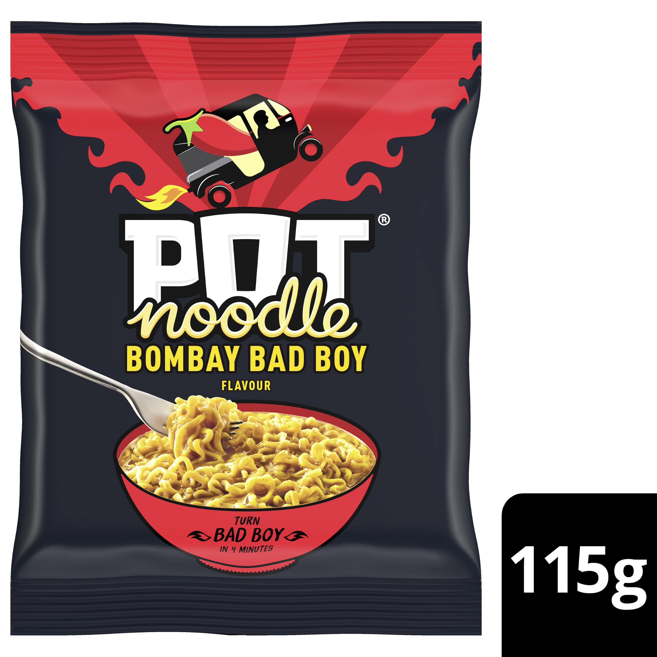 Pot Noodle Bombay Bad Boy Instant Noodles Block - 115g