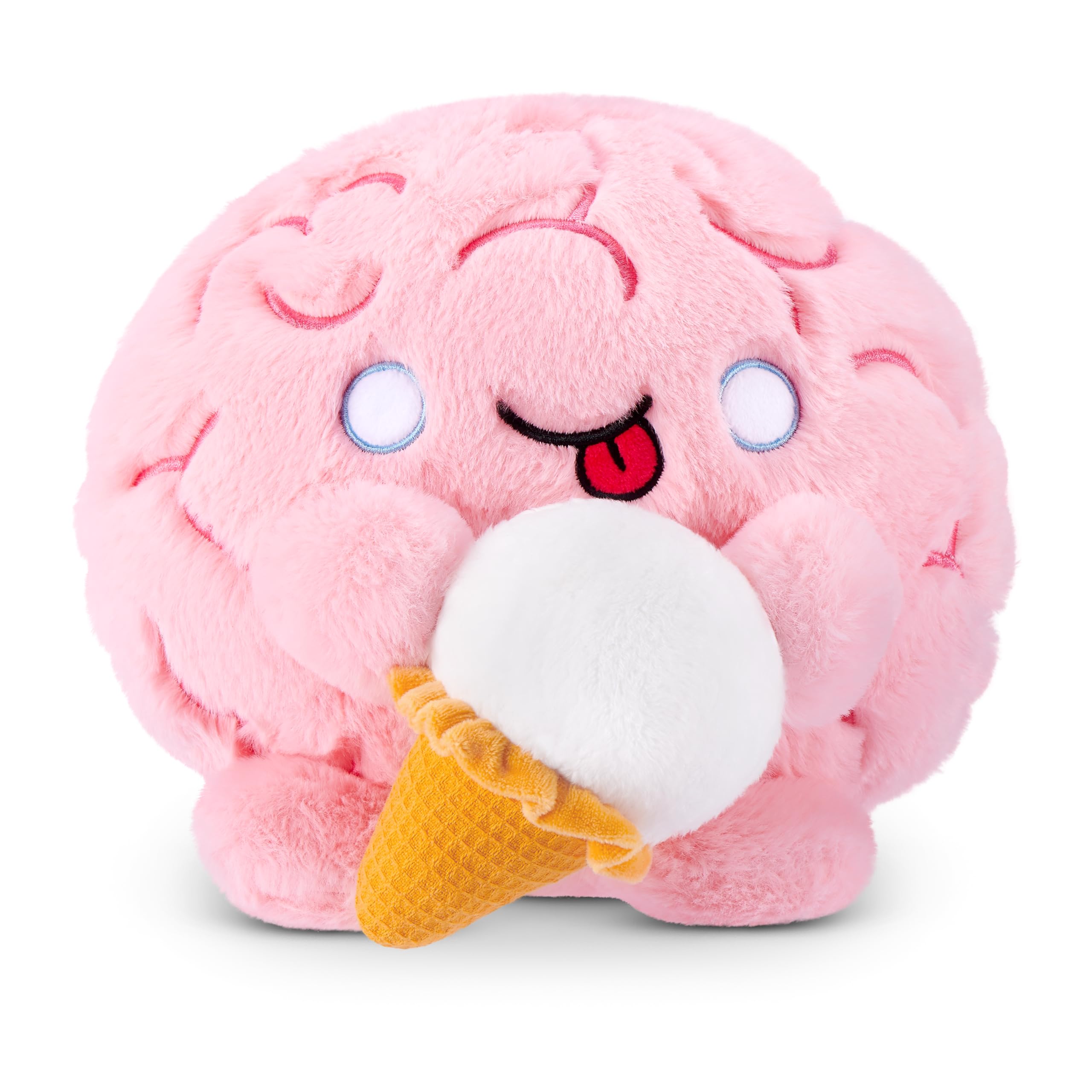 Snackles Core Series 2 8-inch Plush Toy (Brain with Ice Cream) by ZURU
