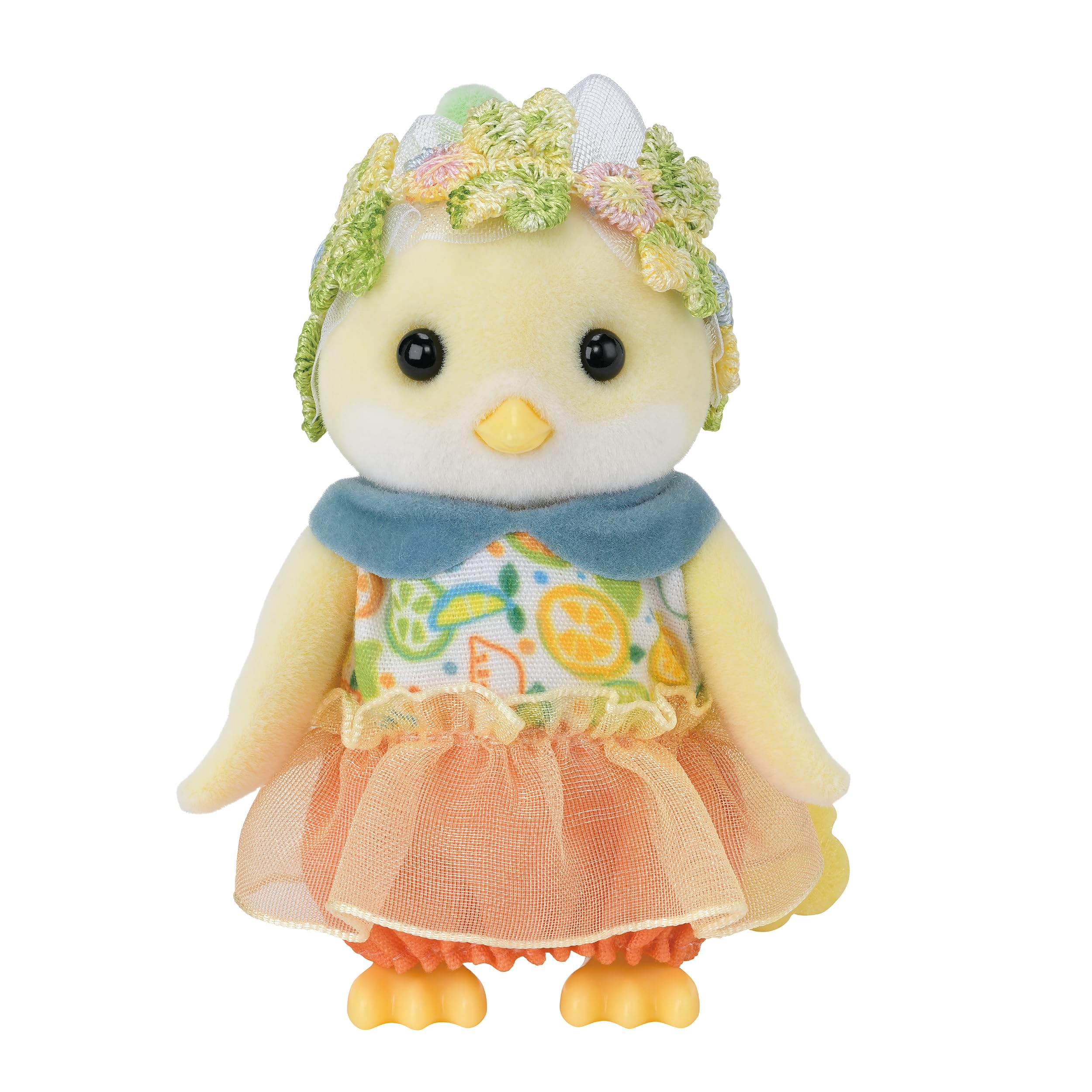 Sylvanian Families Citrus Bird Family Playset - Includes 6 Figures & Fruit Harvesting Gimmick | Ages 3+ 3