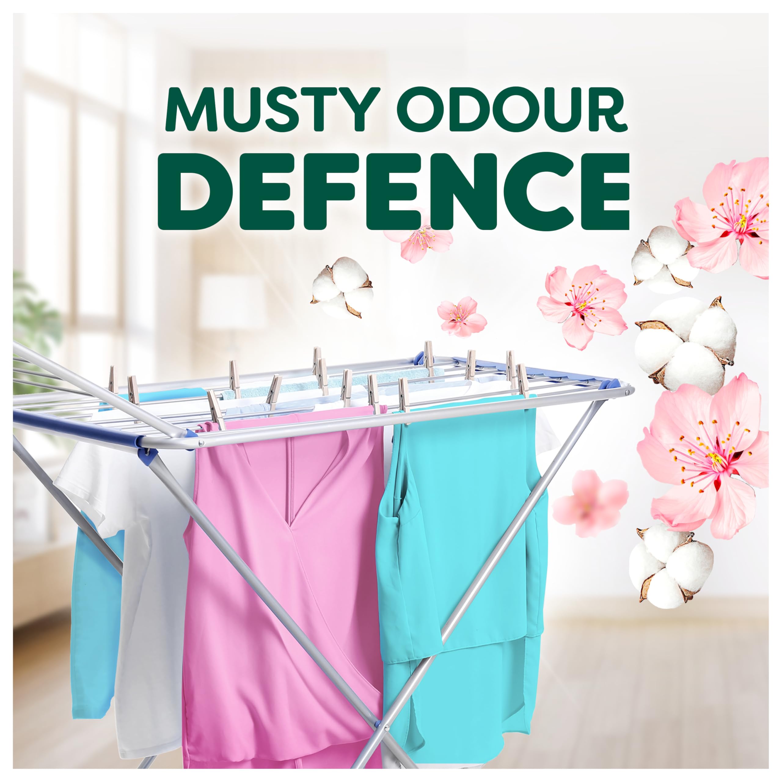 Fairy Outdoorable Liquid Fabric Softener - Cherry Blossom & Nordic Cotton Scent | 1.47L | 105 Washes 3