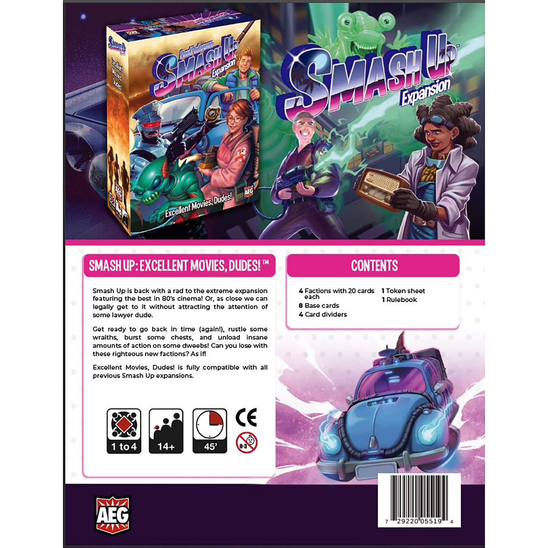 AEG Smash Up: Excellent Movies, Dudes! Expansion