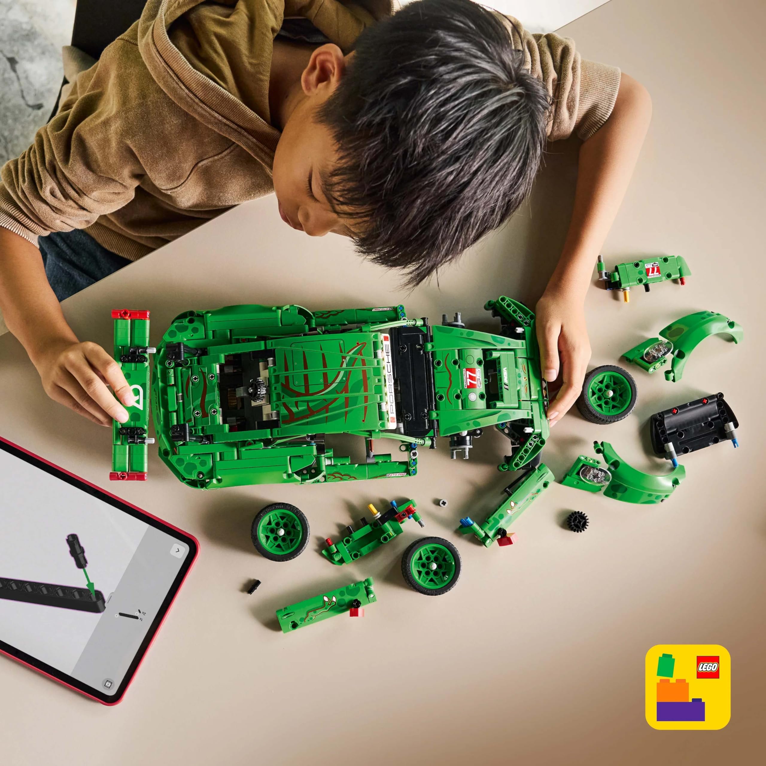 LEGO Technic Porsche 911 GT3 R REXY AO Racing Car 42224 Building Set for Ages 11+ 4