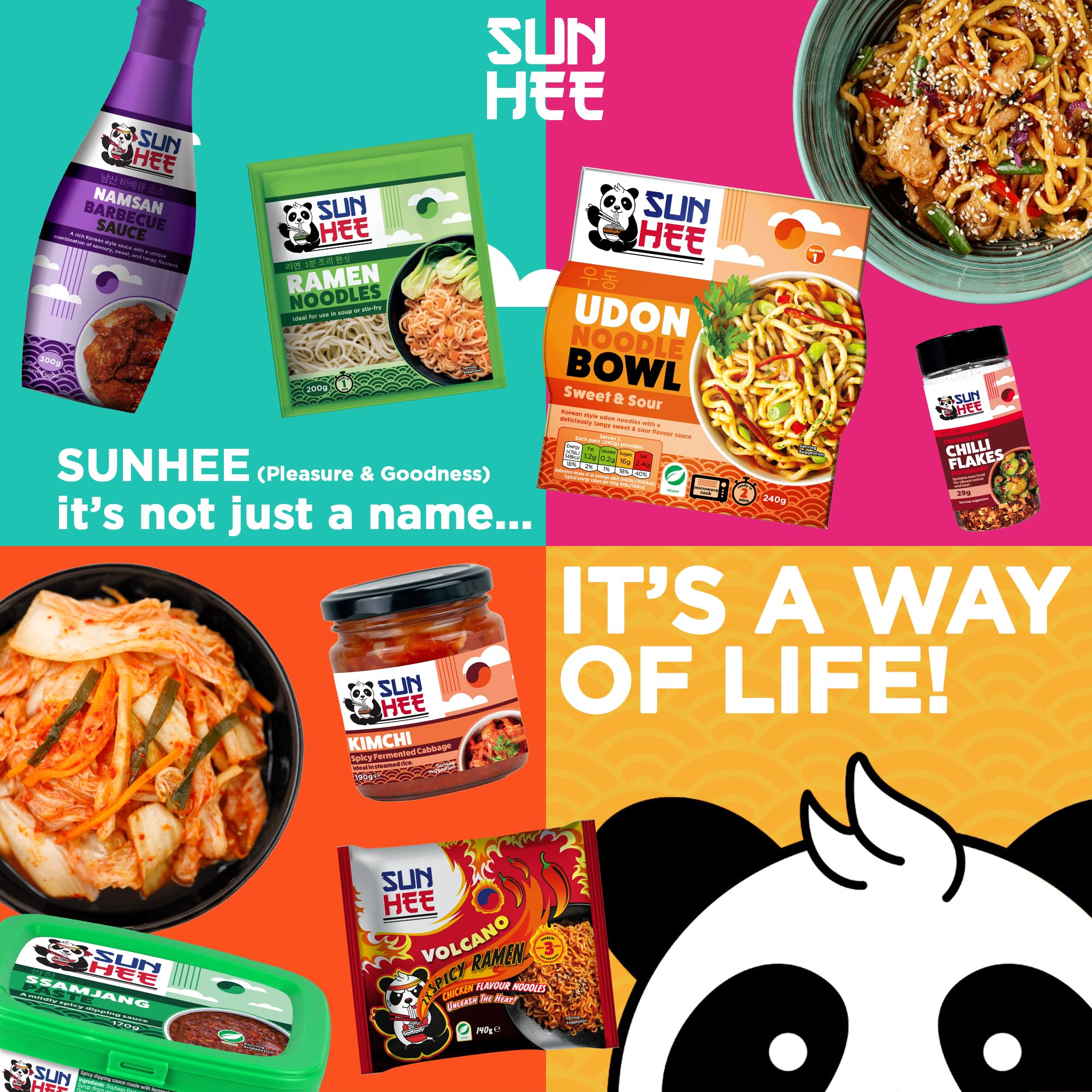 Sun Hee Sweet and Sour Udon Bowl - Ready-to-Eat, Microwaveable, 240g 6