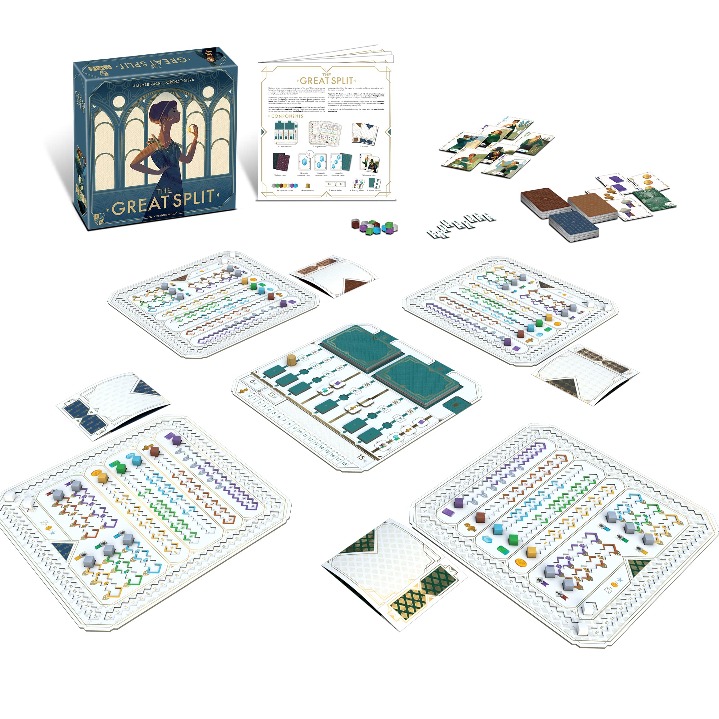 Horrible Guild The Great Split Board Game for 2 to 7 Players | Card Drafting Family Game 3
