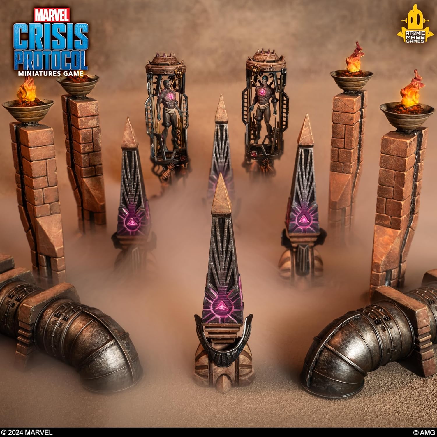 Atomic Mass Games Marvel Crisis Protocol: Dark Future Terrain Pack Miniature (AMGCP185) 6